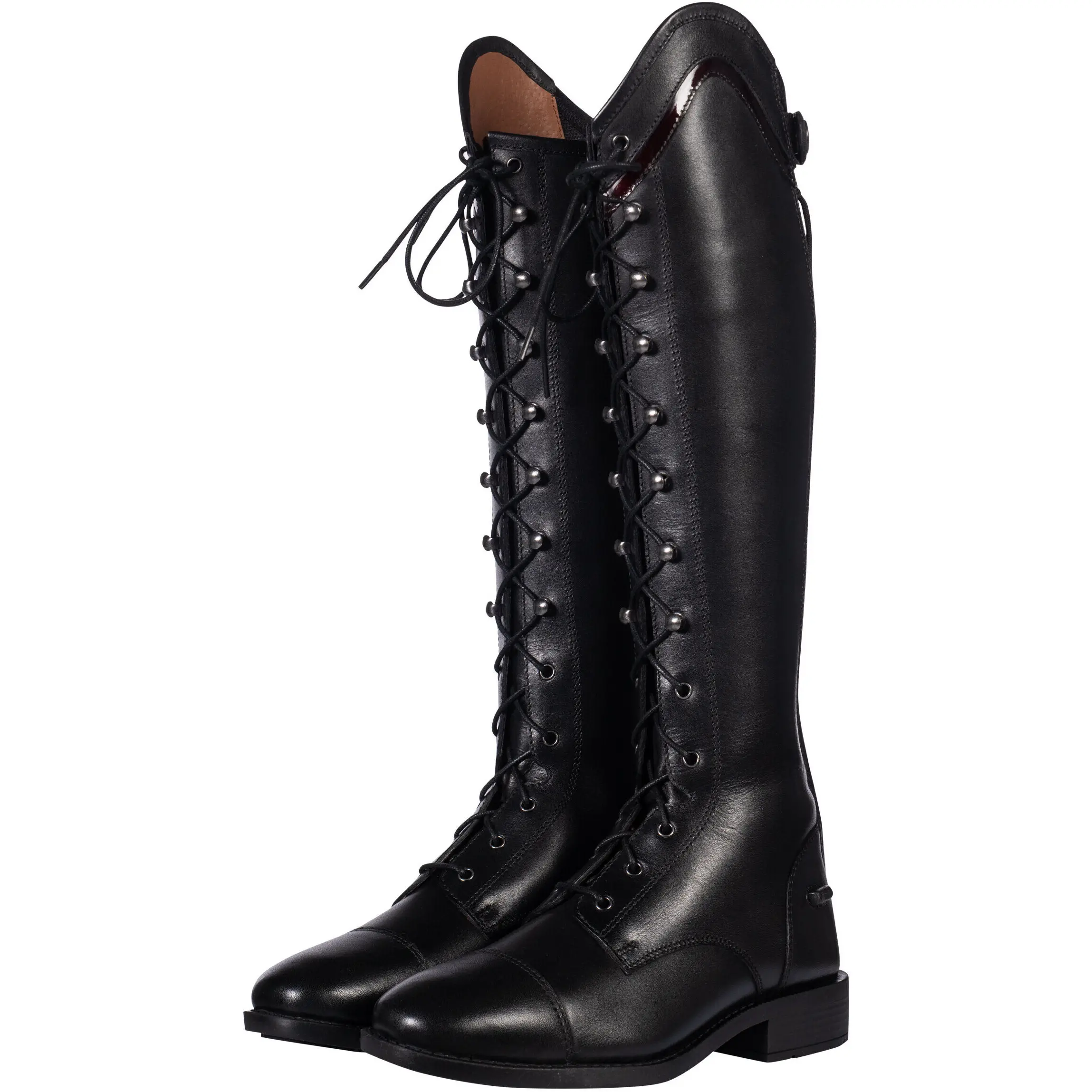 Kinder Reitstiefel GLAM LACE KIDS Echtleder schwarz