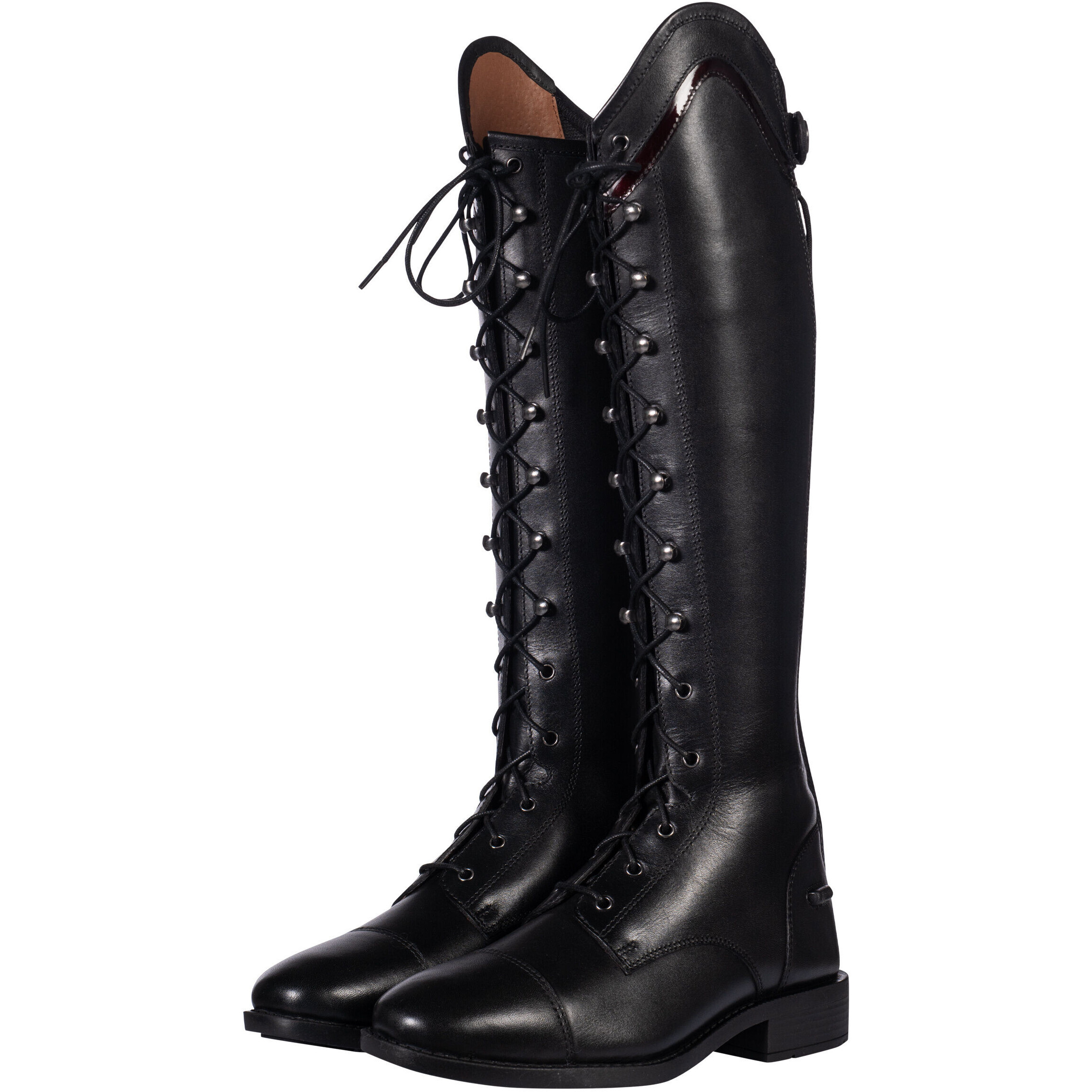 Kinder Reitstiefel GLAM LACE KIDS Echtleder schwarz