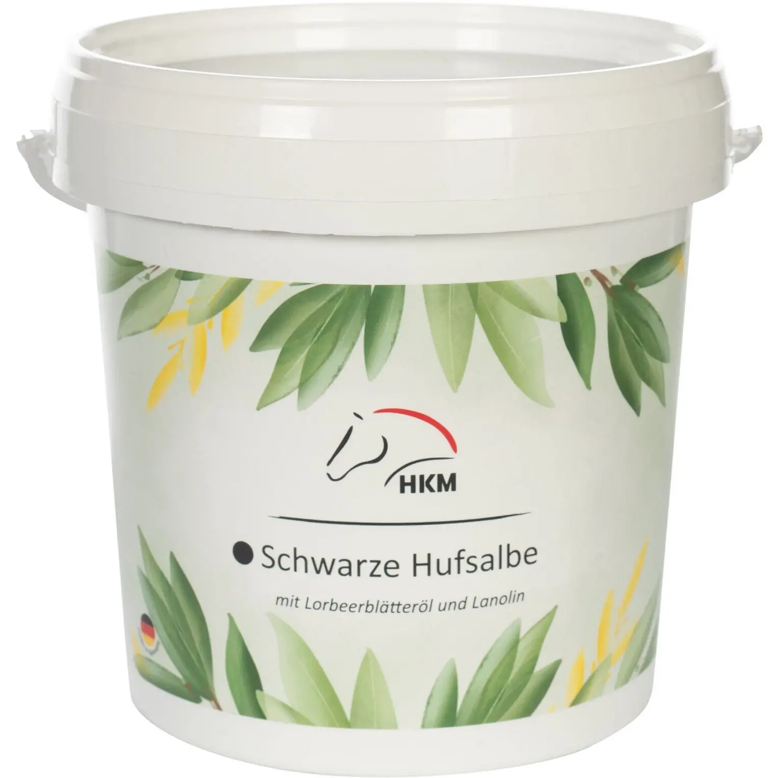 Hufsalbe mit Lorbeerblätteröl und Lanolin schwarz 1000ml