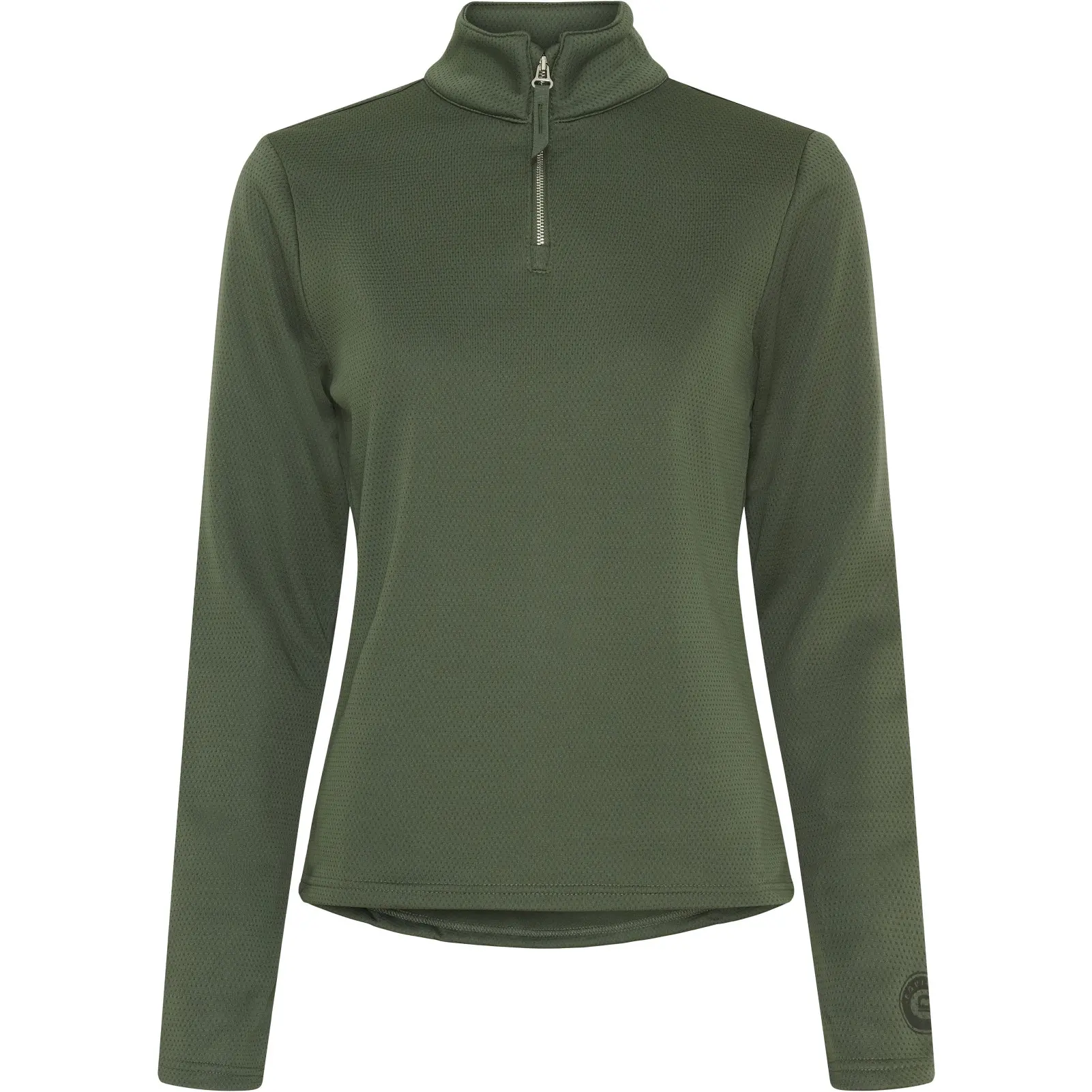 Damen Funktionsshirt Langarm SCARLET half-zip forest Damen Funktionsshirt Langarm SCARLET half-zip forest