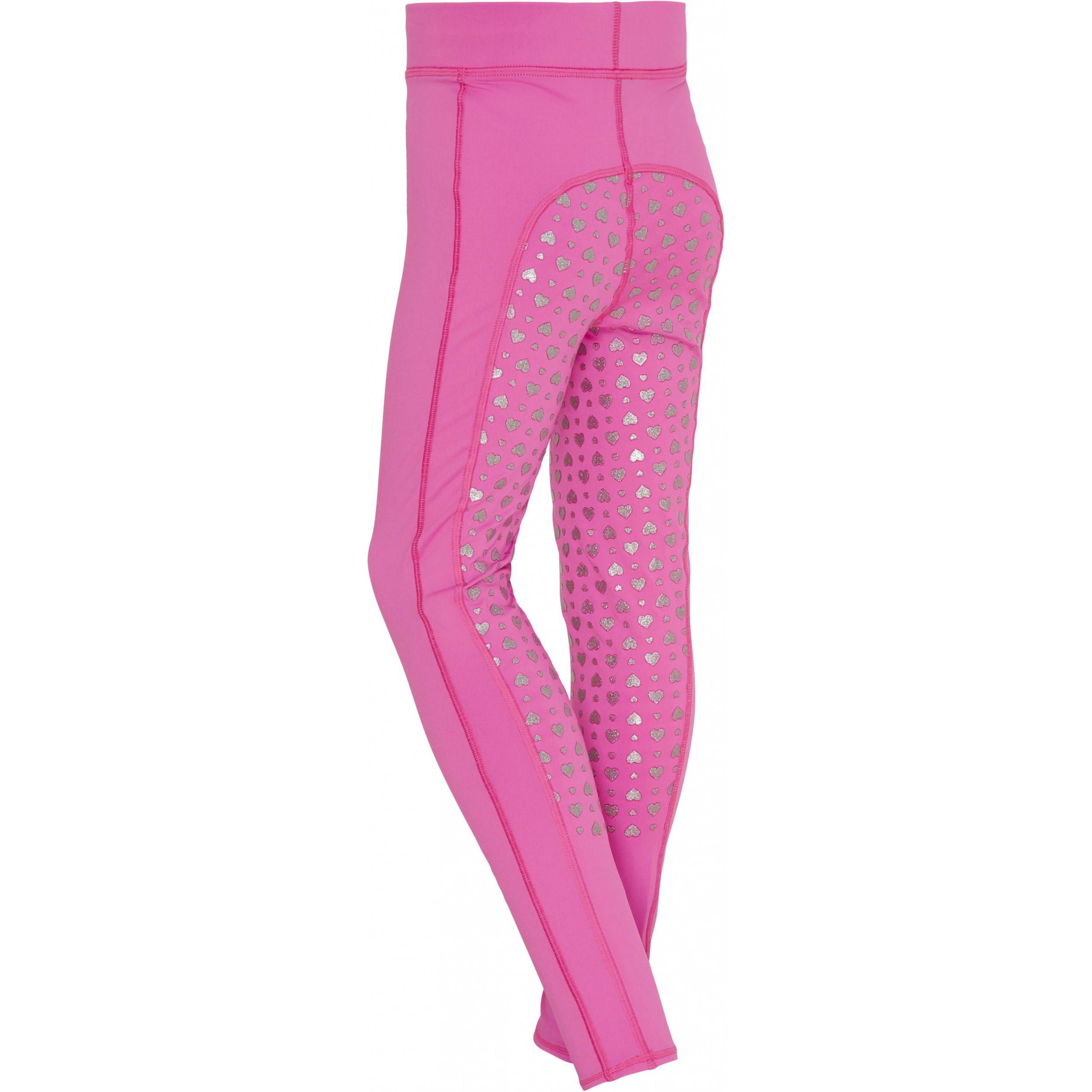 Kinder Reitleggings Silikon Vollbesatz MOLLY HEART GLITZER phlox pink Kinder Reitleggings Silikon Vollbesatz MOLLY HEART GLITZER phlox pink