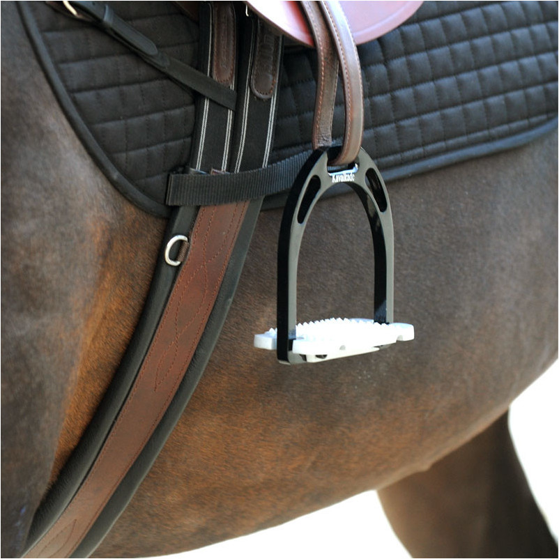 Ledersattelgurt geölt mit Elast COMFORT braun/schwarz