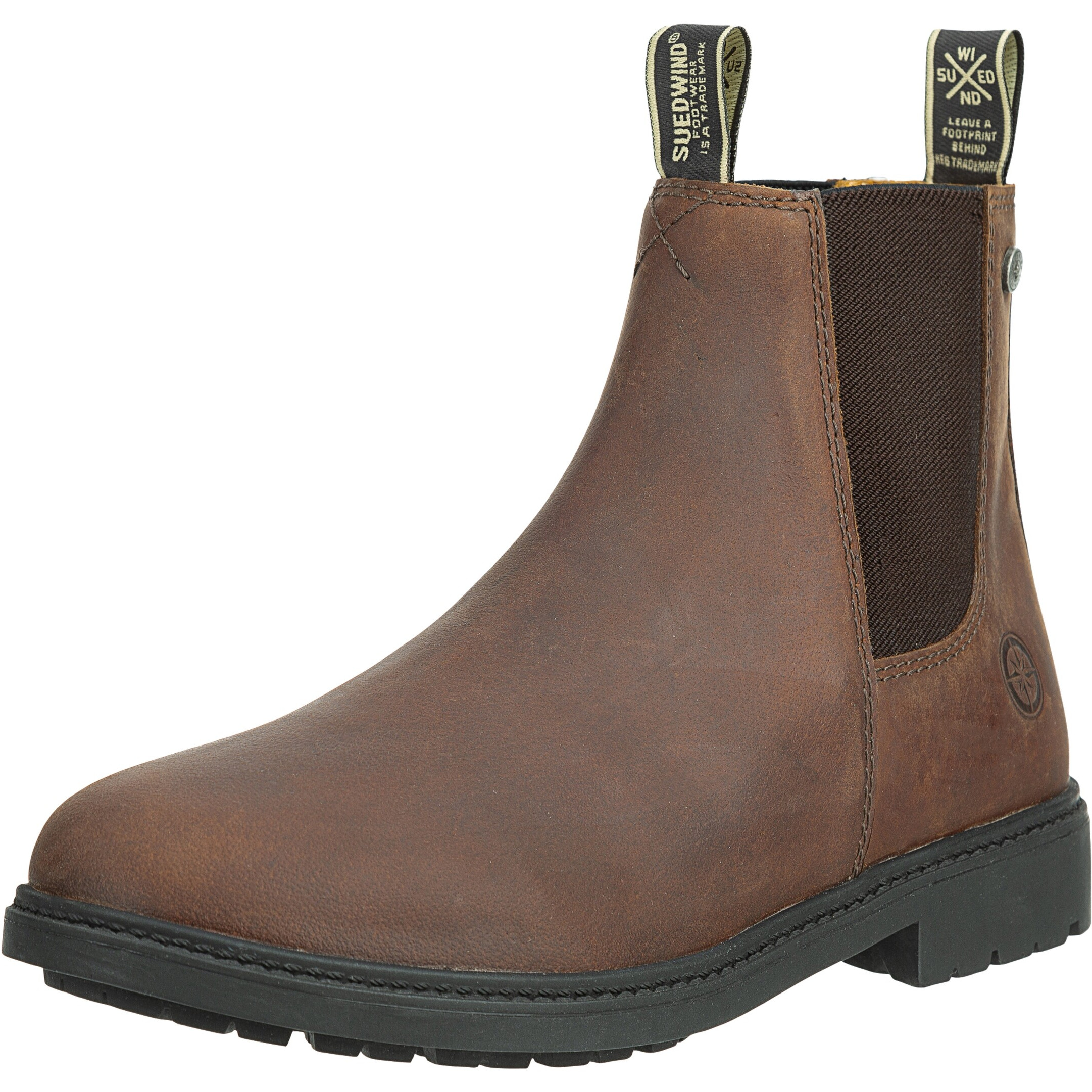 Winter Reitstiefeletten NEW WORK Eco Echtleder braun