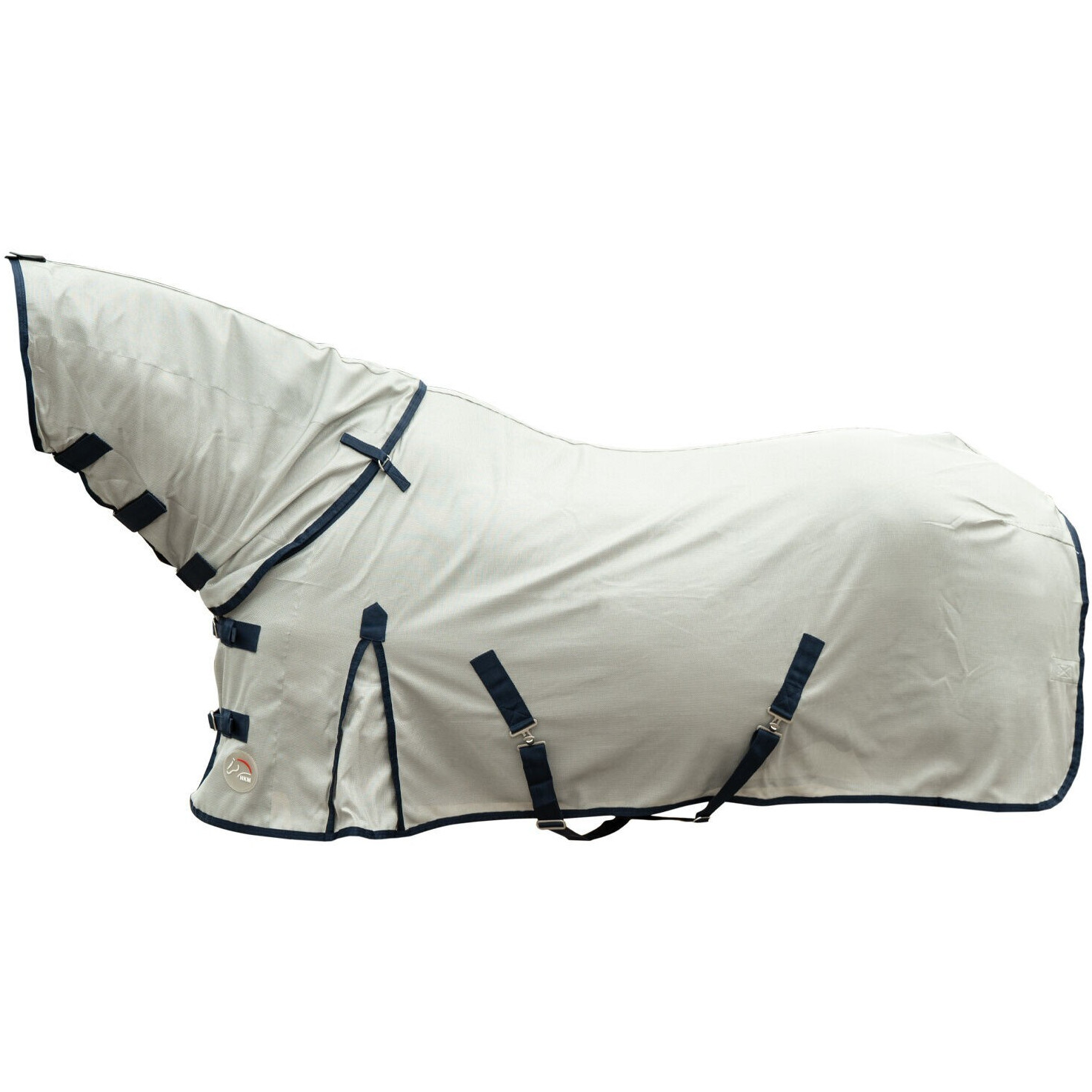 Fliegendecke mit abnehmbarem Halsteil RAIN II grau