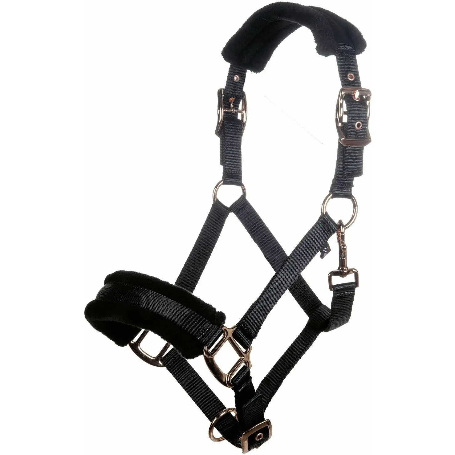 schwarz/rosegold