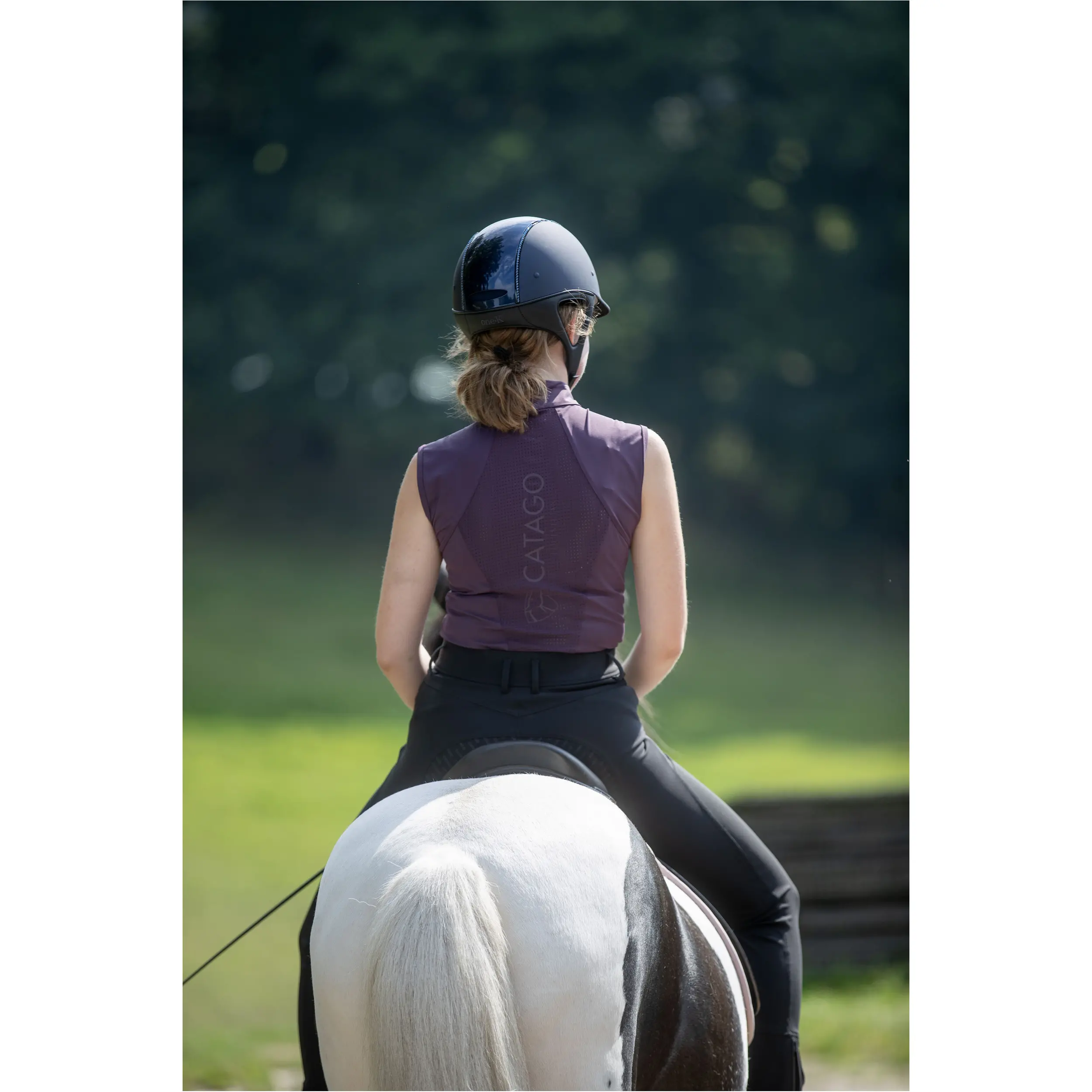 Damen Turniershirt Ärmellos TEODORA plum perfect