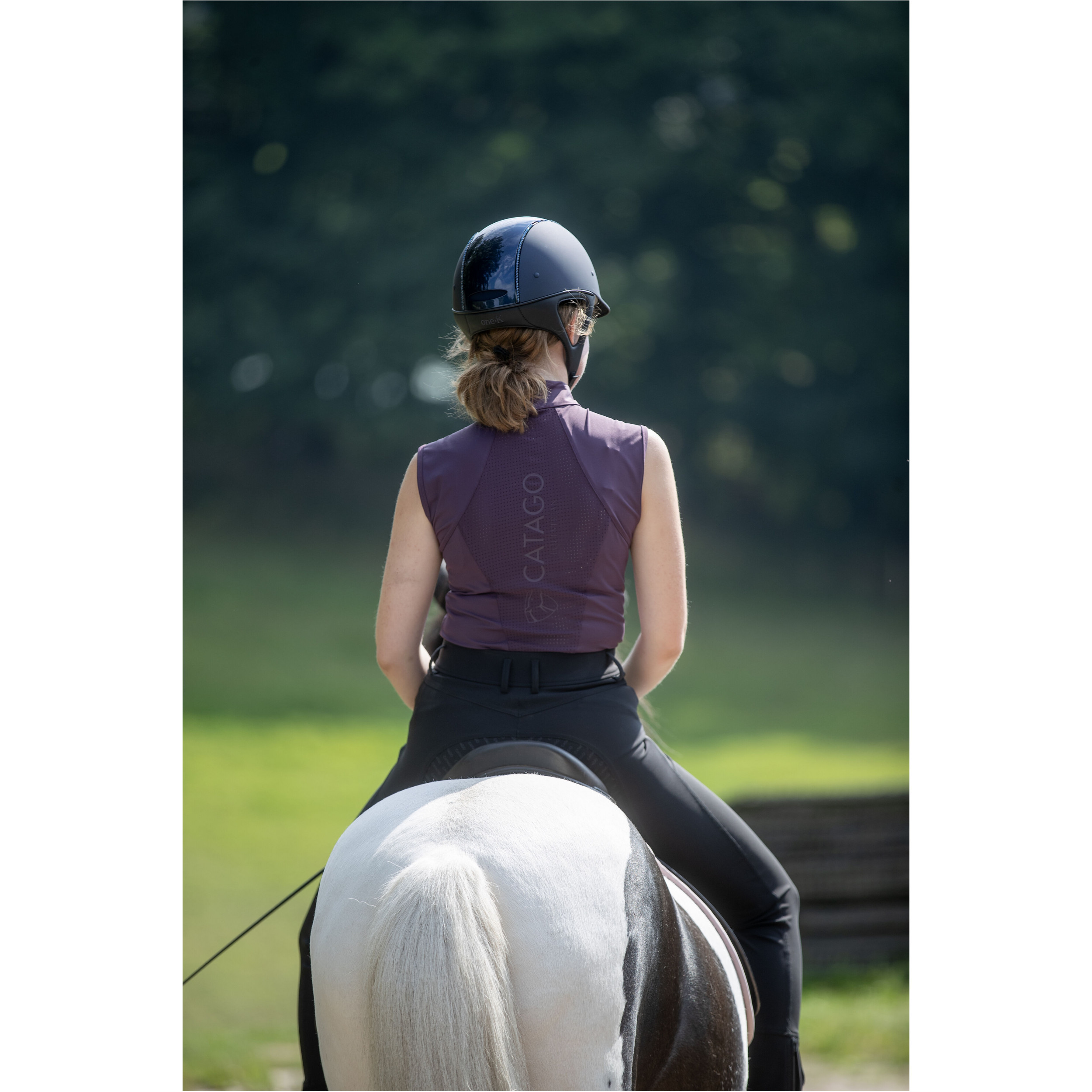 Damen Turniershirt Ärmellos TEODORA plum perfect