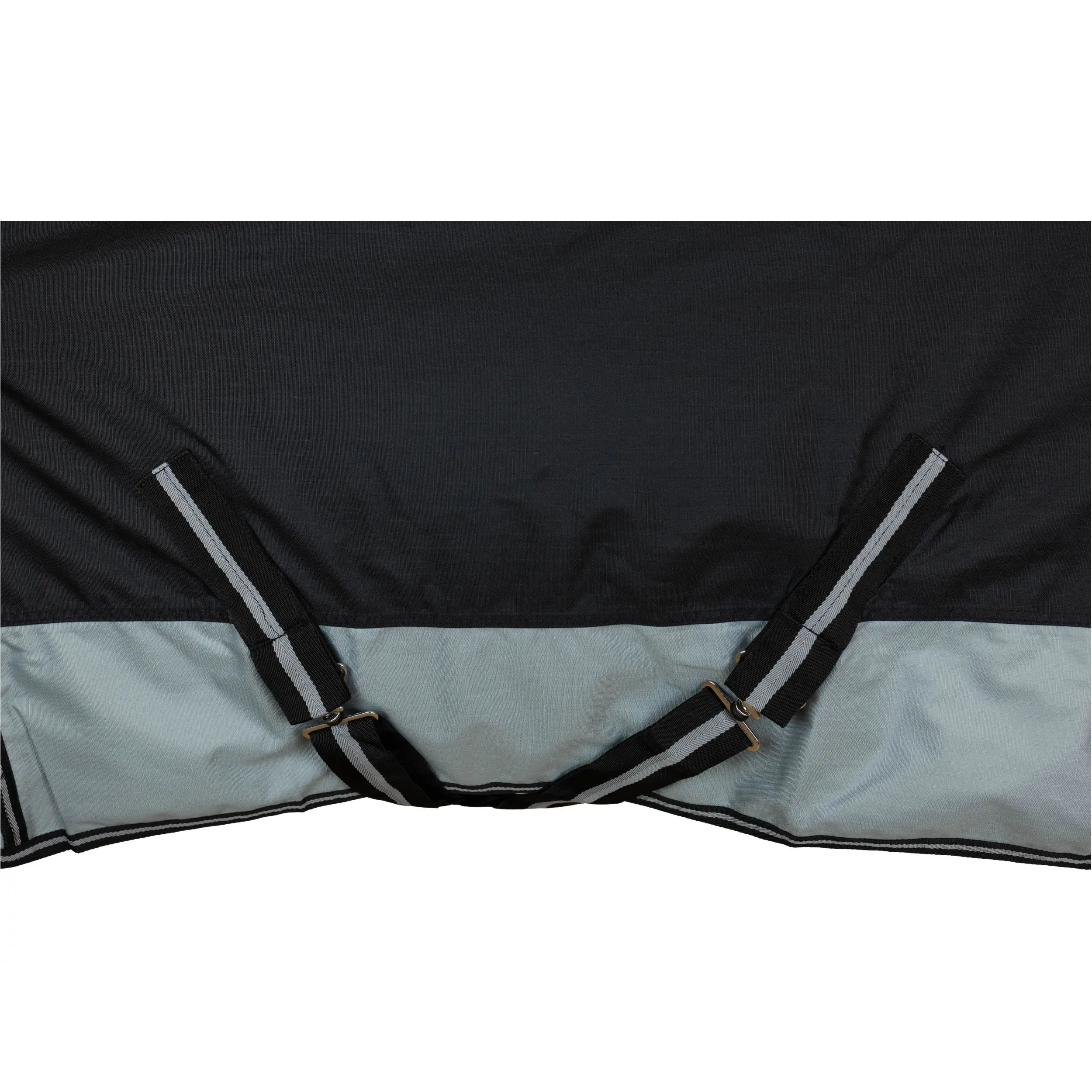 Weidedecke High Neck Polarfleece 600D BASICLINE schwarz/grau