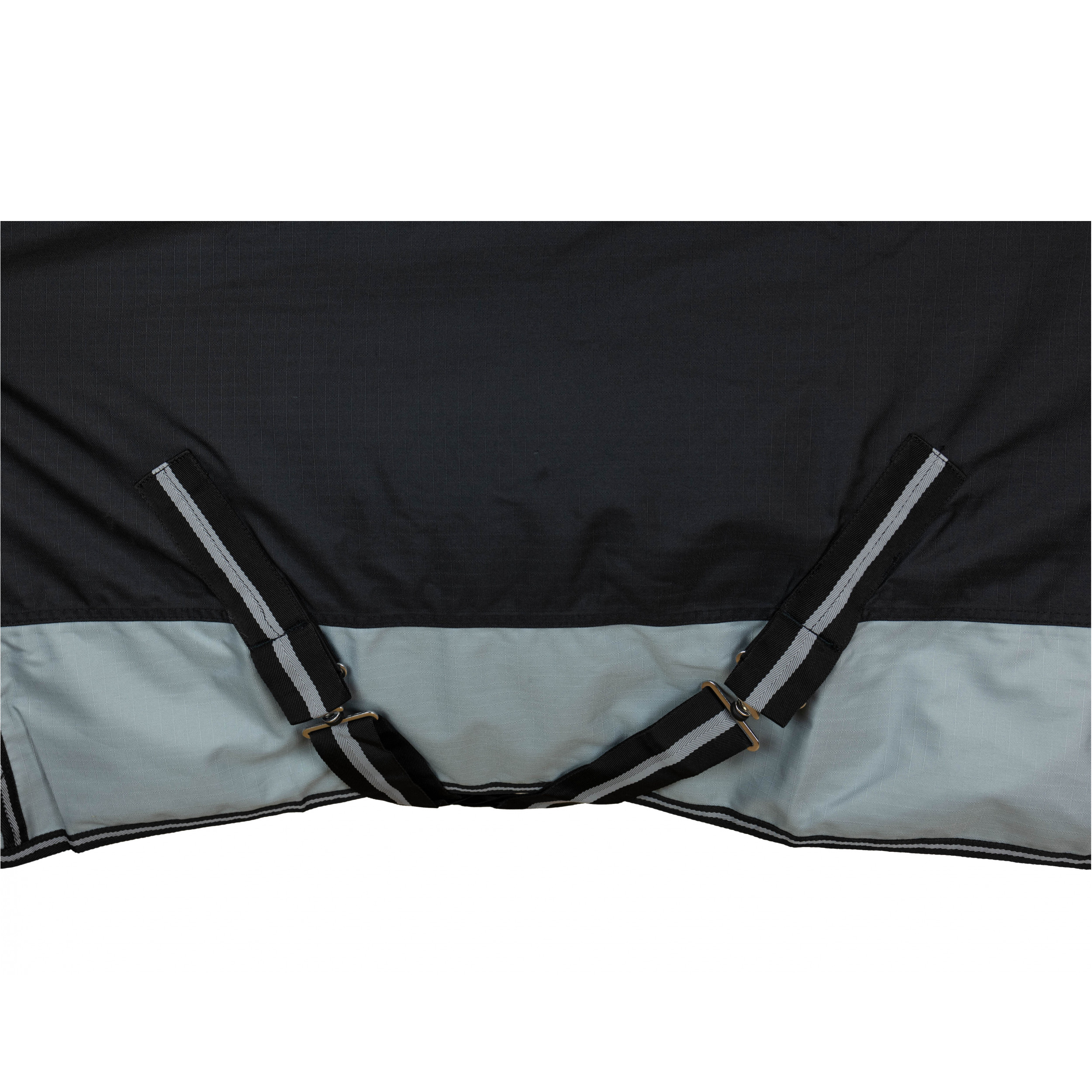 Weidedecke High Neck Polarfleece 600D BASICLINE schwarz/grau
