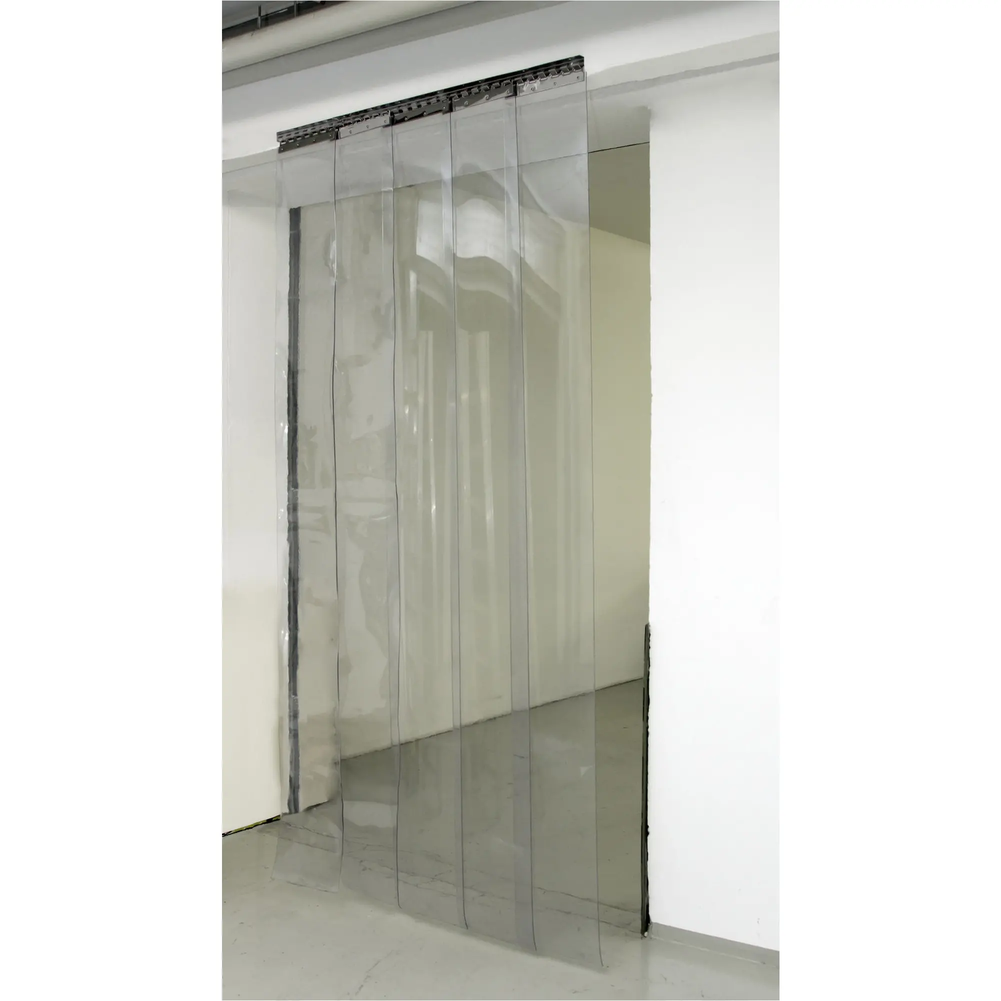 PVC-Streifenvorhang transparent 130x225cm 