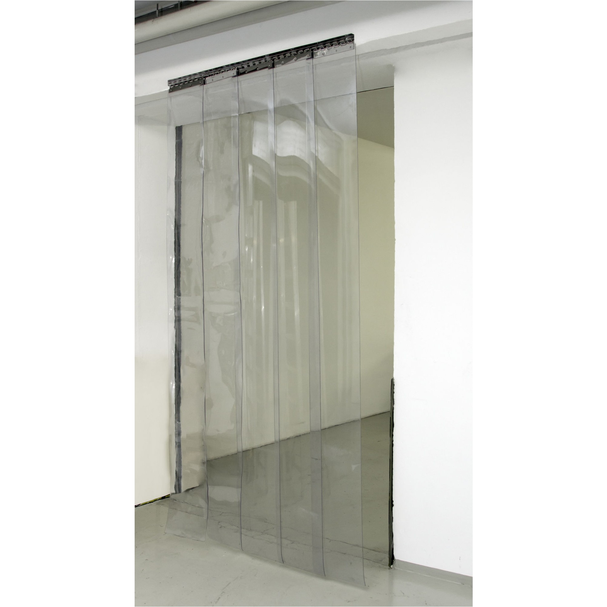 PVC-Streifenvorhang transparent 130x225cm 
