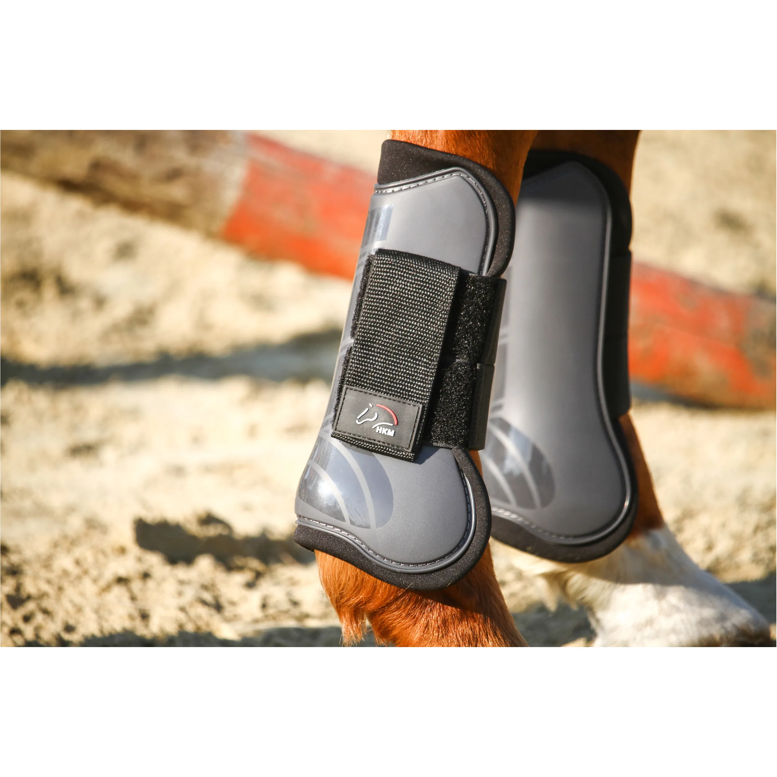 Gamaschen & Streichkappen (4er Set) grau - Posten
