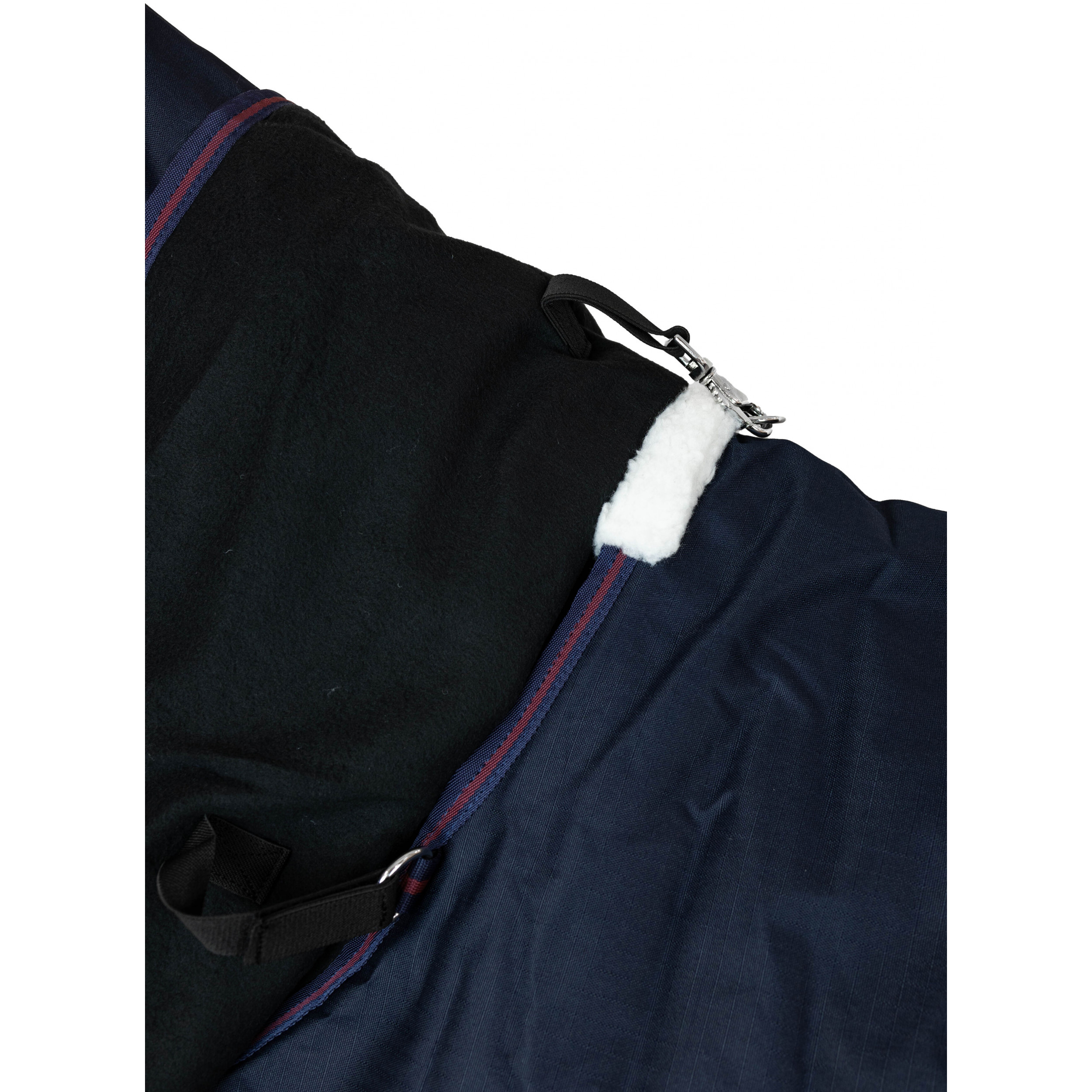 Winterdecke Full Neck 100g Füllung 600D BASICLINE marine/kastanie
