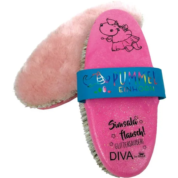 Lammfellbürste Pummelfee DIVA pink