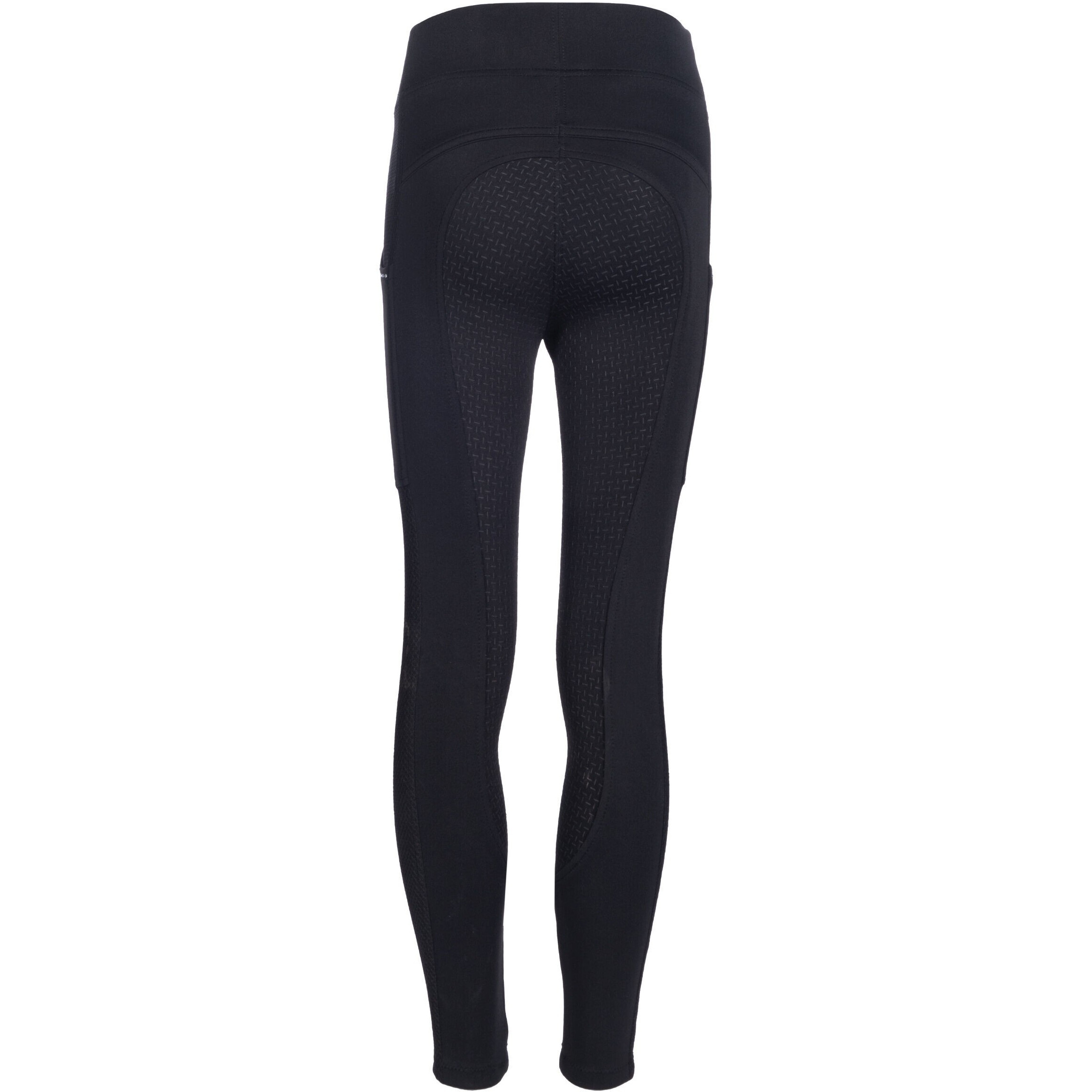 Damen Reitleggings Silikon Vollbesatz MESH STYLE schwarz
