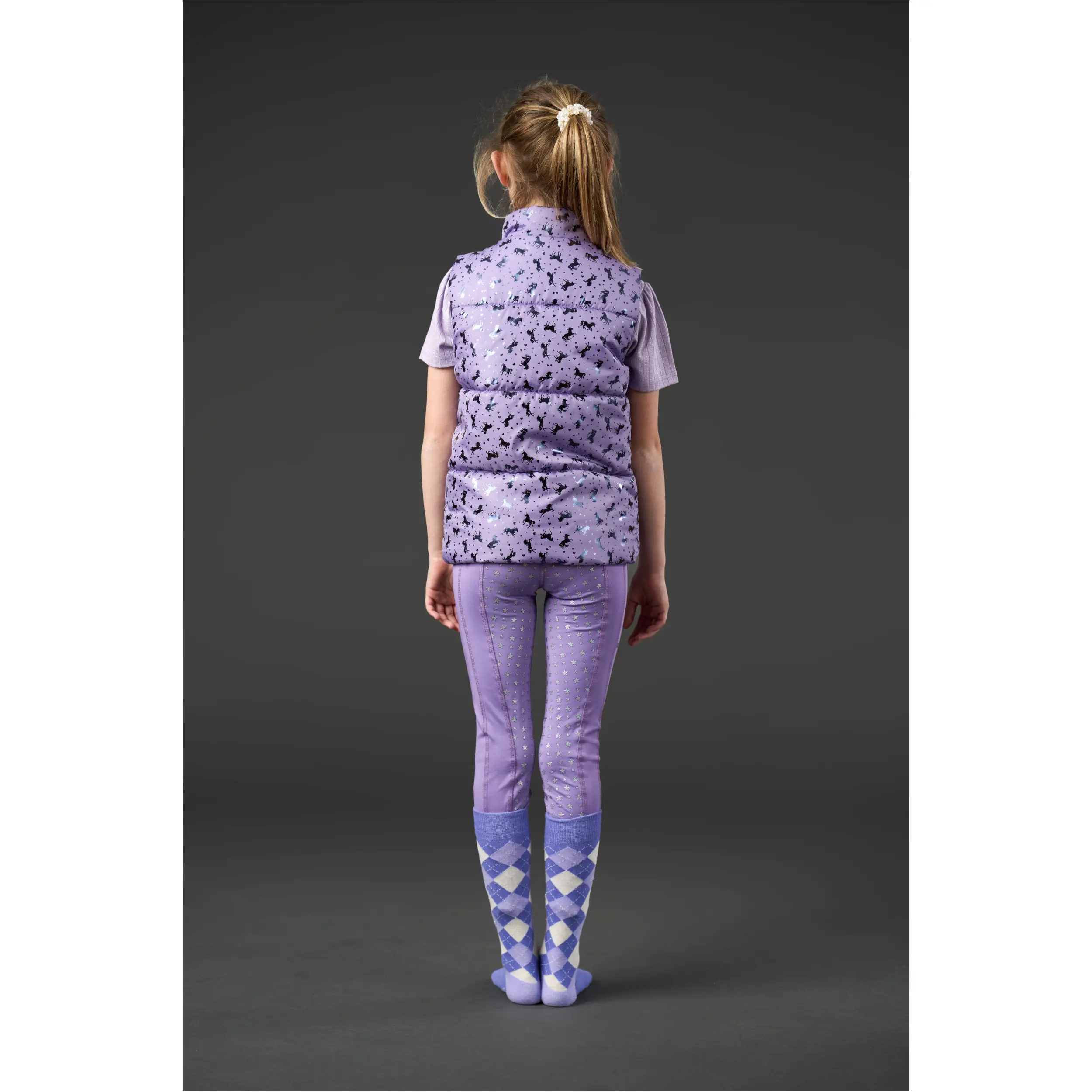 Kinder Reitweste ALANA aster purple