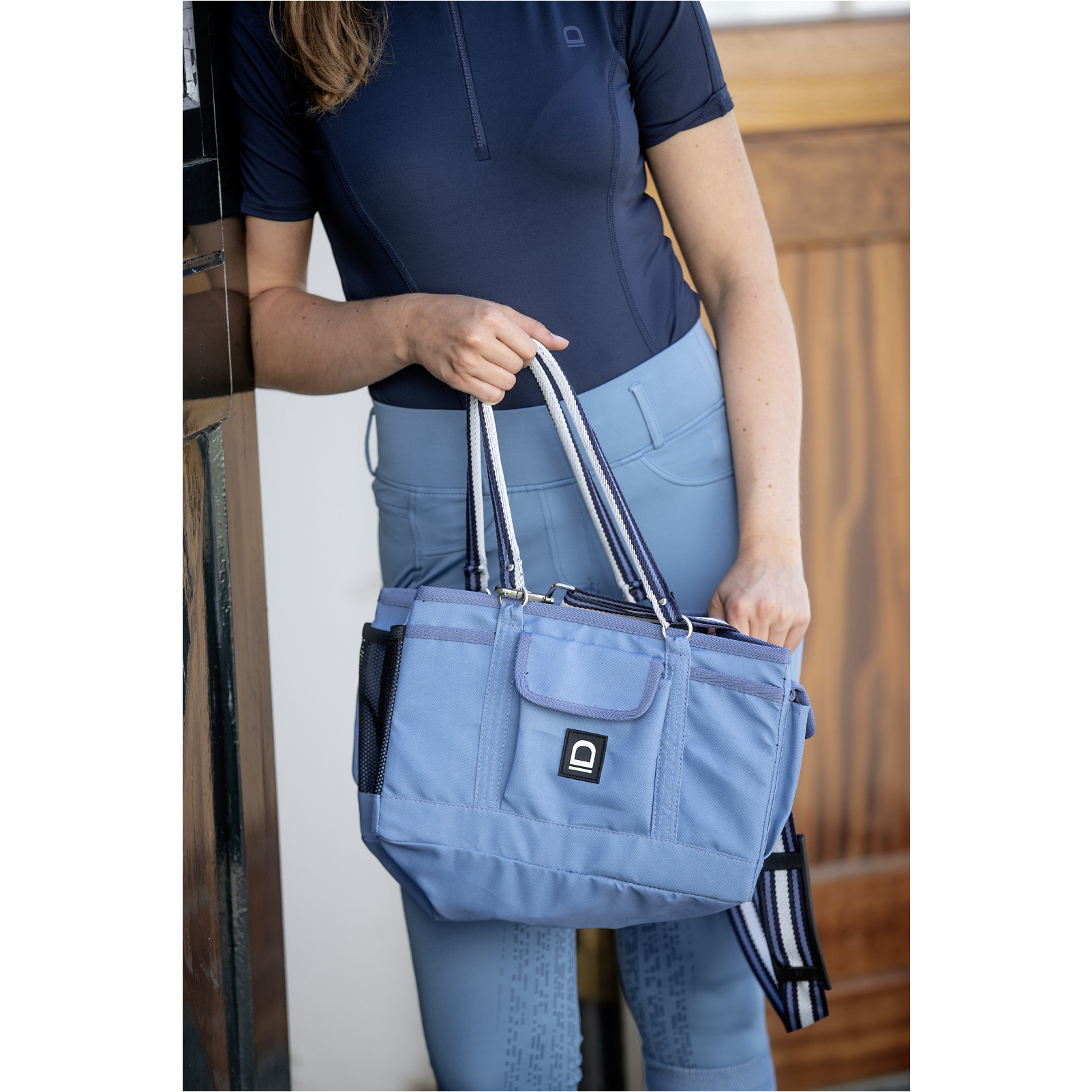 Putztasche SQUARED crown blue