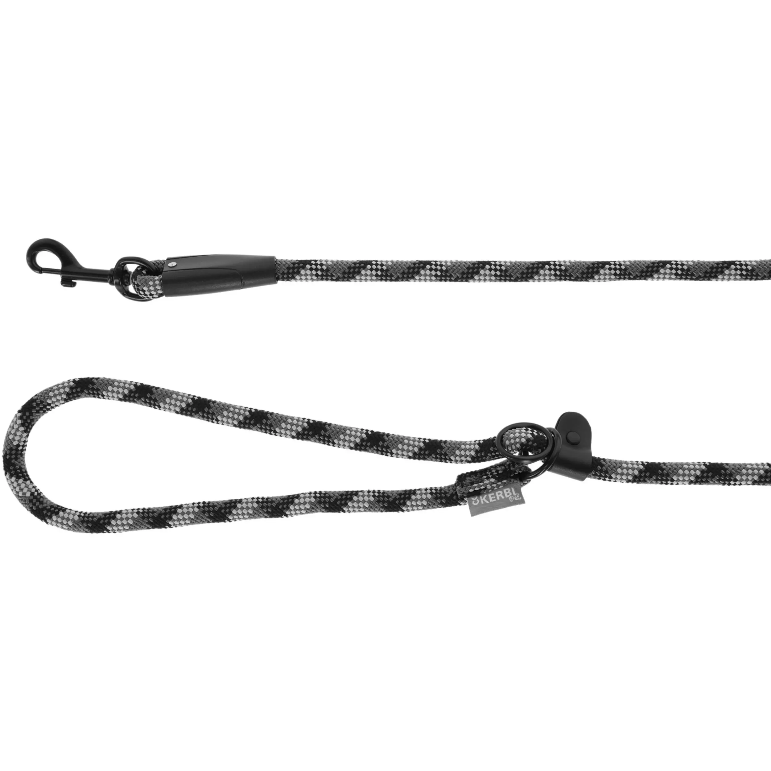 Führleine FITTY grau/schwarz 200cm