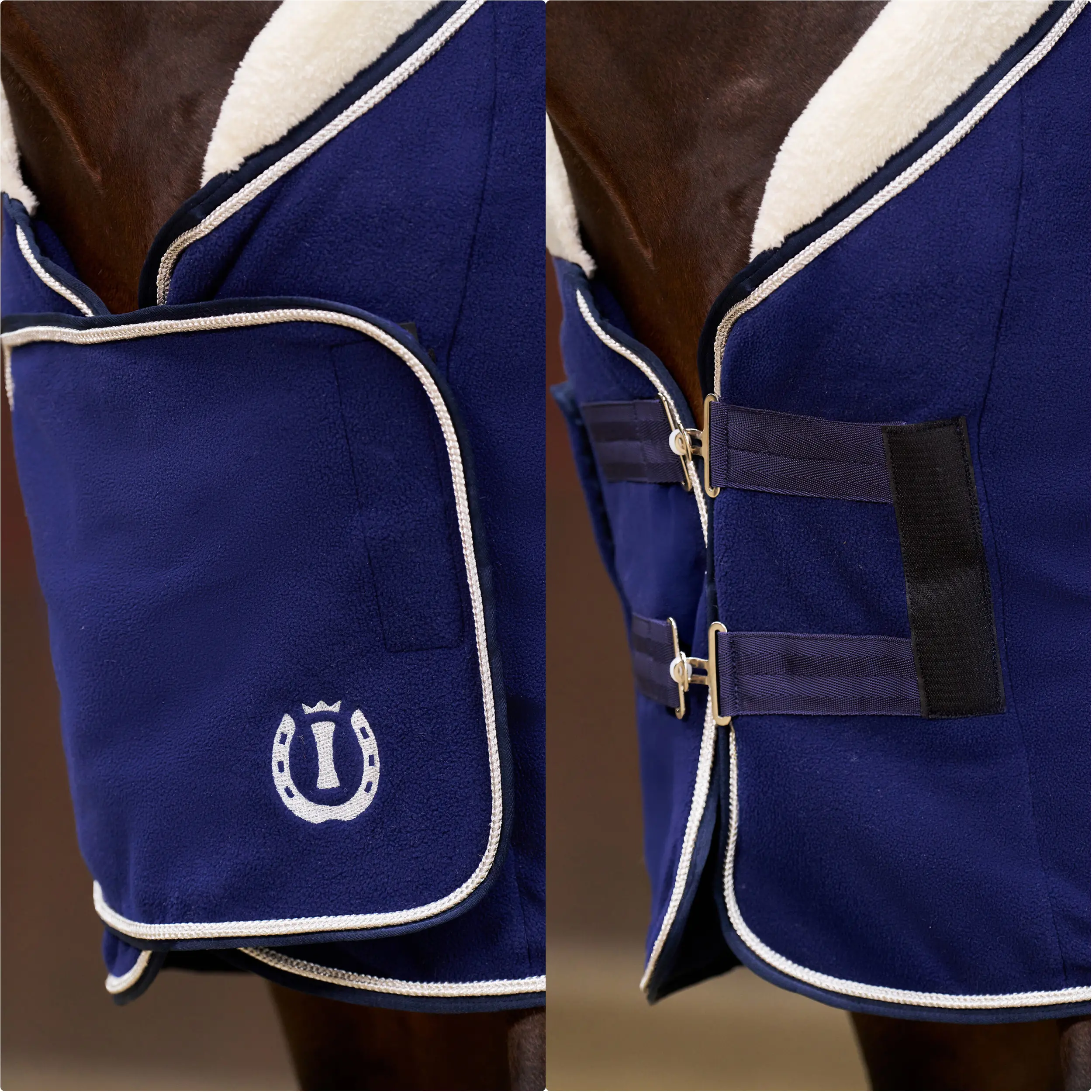 Fleecedecke IRHEssential navy