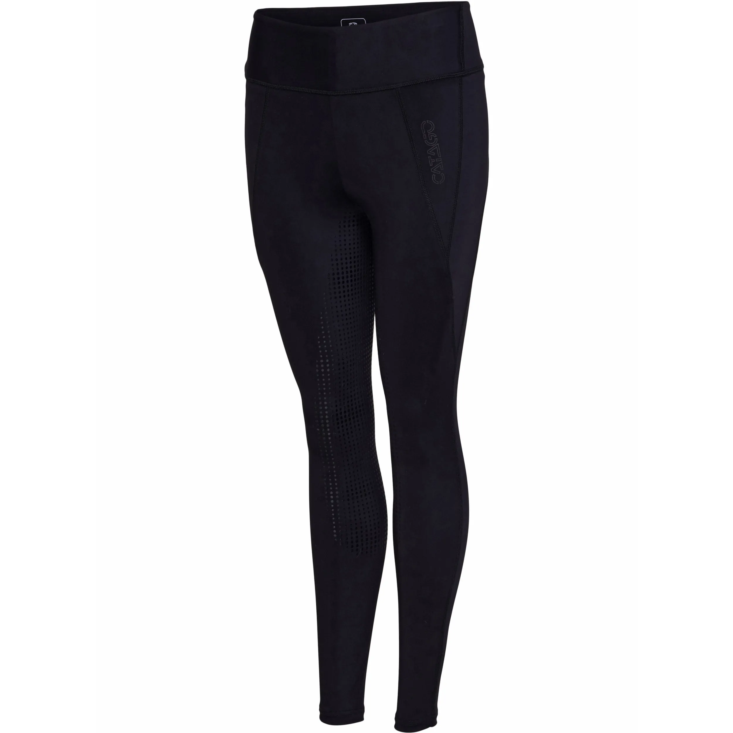Damen Reitleggings Silikon Vollbesatz FIR-Tech schwarz