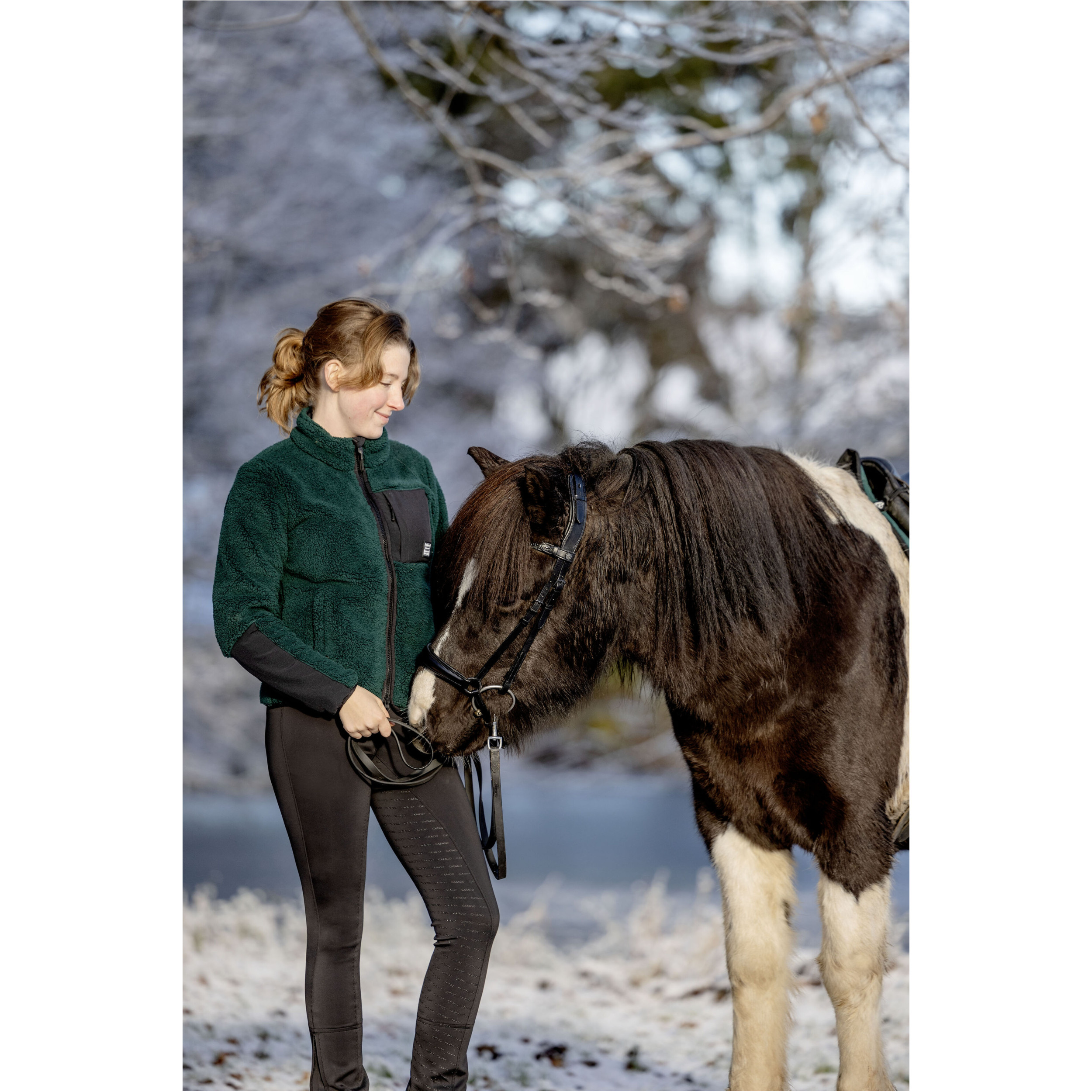 Damen Fleecejacke VINETIA ponderosa pine