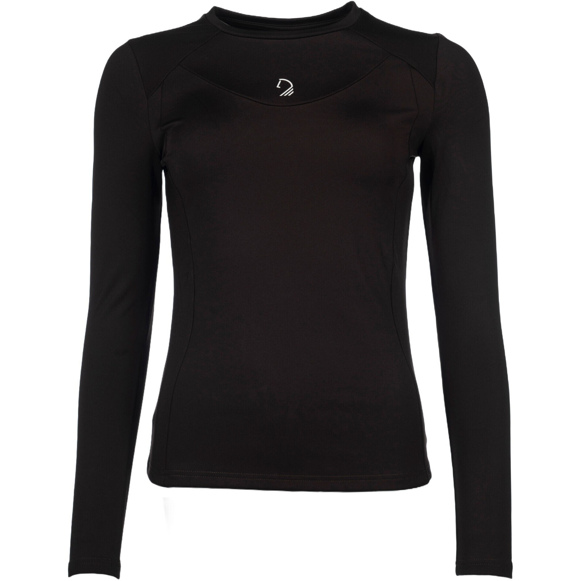 Damen Langarmshirt AREZZO FUNCTION dunkelbraun
