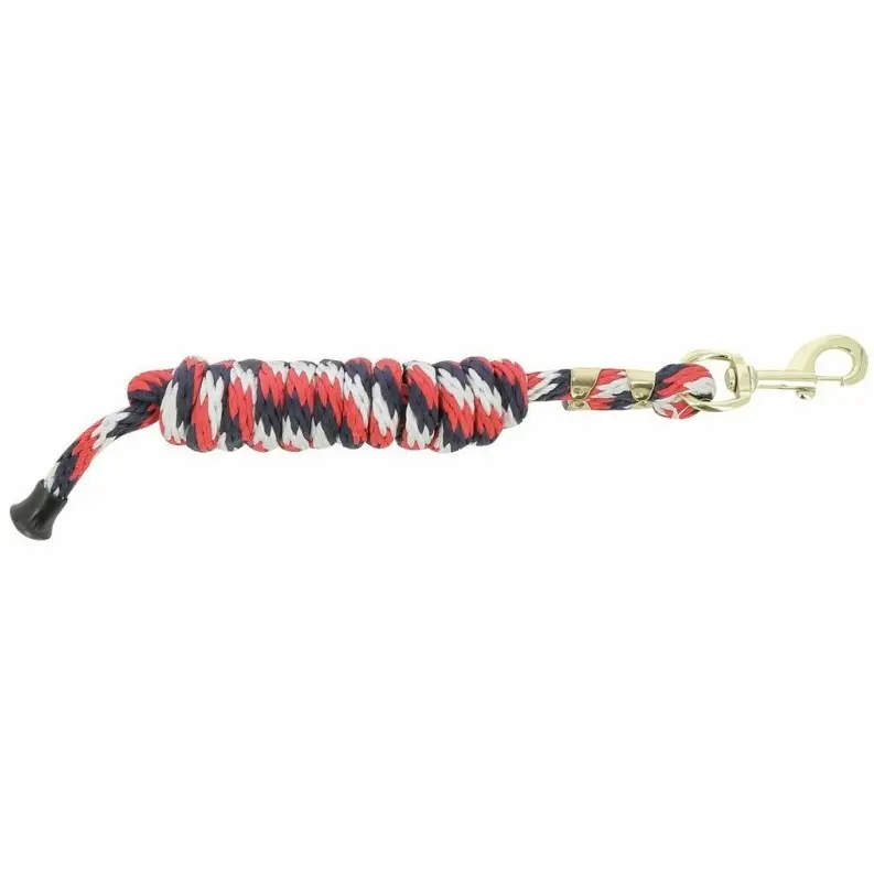 Anbindestrick mit Karabiner marineblau/weiß/rot