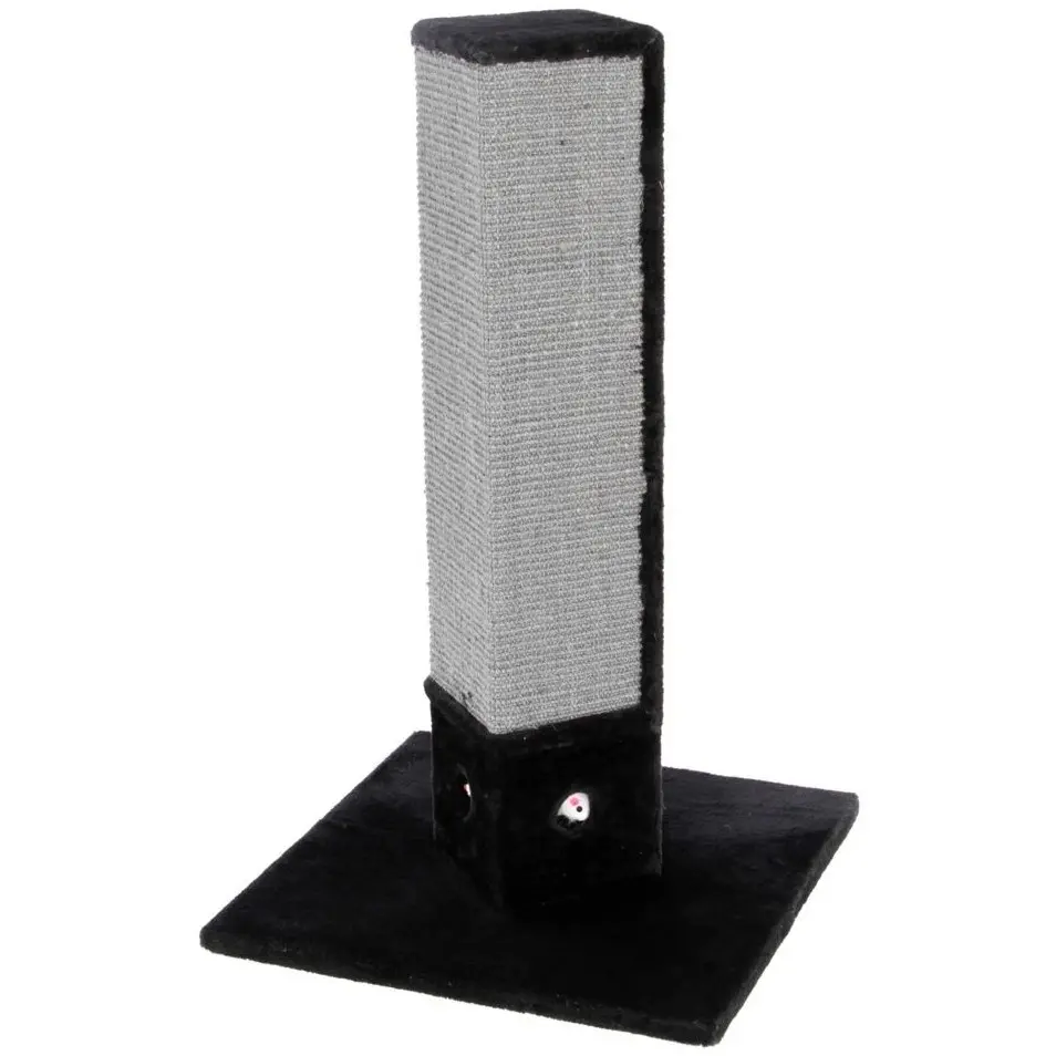 Kratzsäule 4-CORNER schwarz 48x48x80cm 
