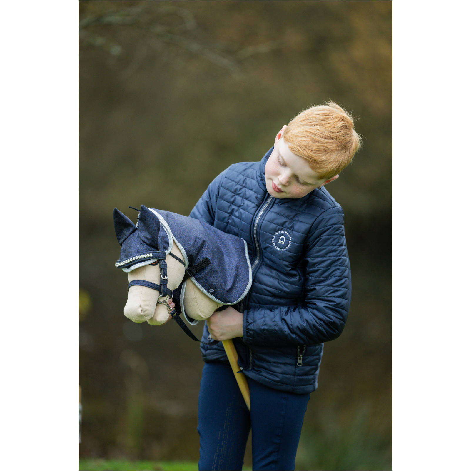 Spielzeugset Decke mit Fliegenhaube marineblau glitter Spielzeugset Decke mit Fliegenhaube marineblau glitter