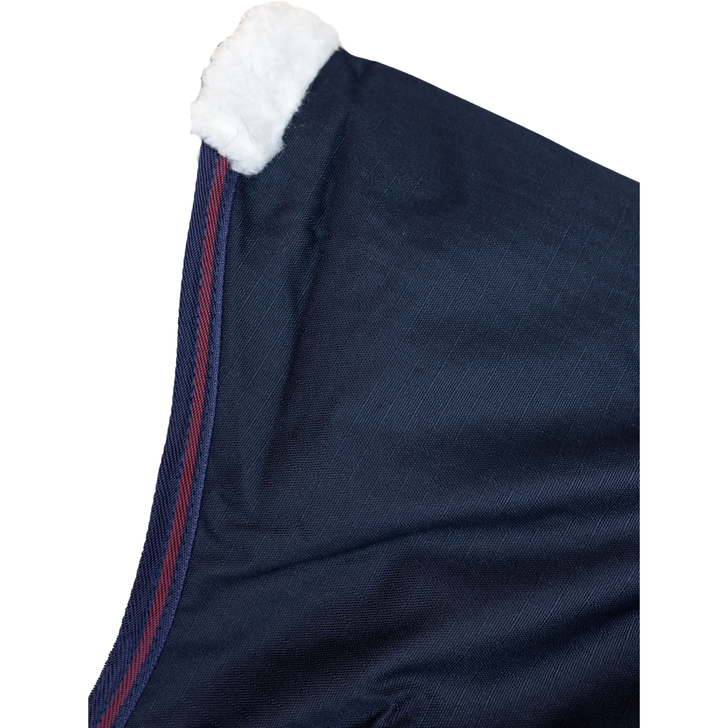 Winterdecke High Neck 300g Füllung 600D BASICLINE marine/kastanie