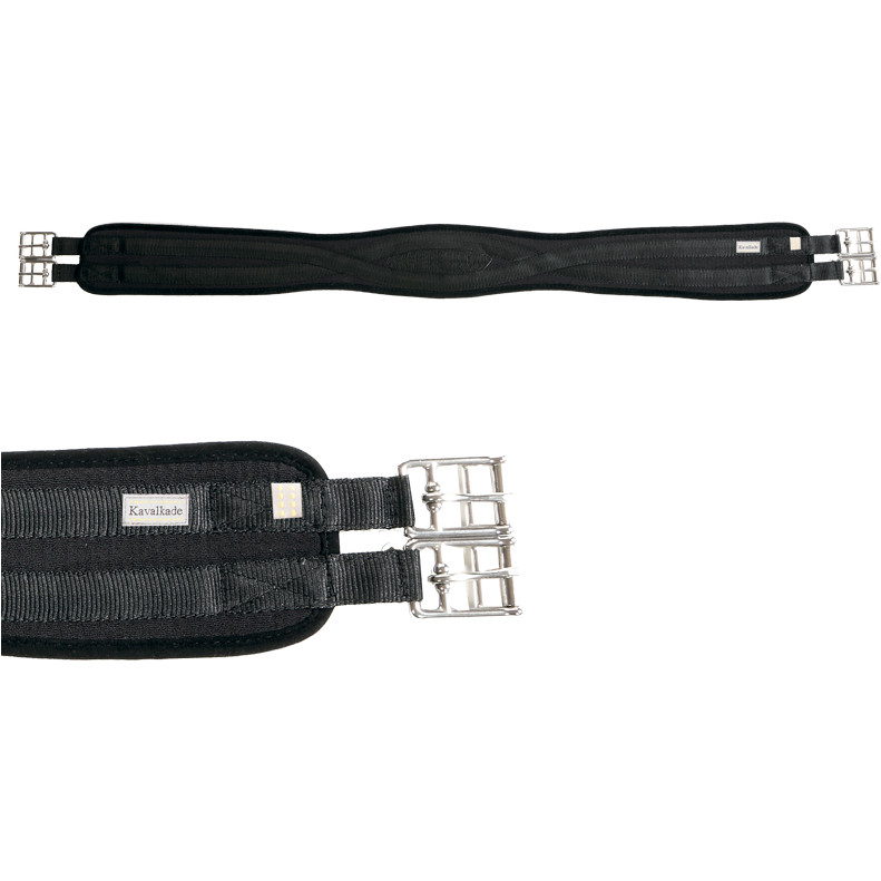 Sattelgurt Klimatex ohne Elast CLASSIC schwarz Sattelgurt Klimatex ohne Elast CLASSIC schwarz