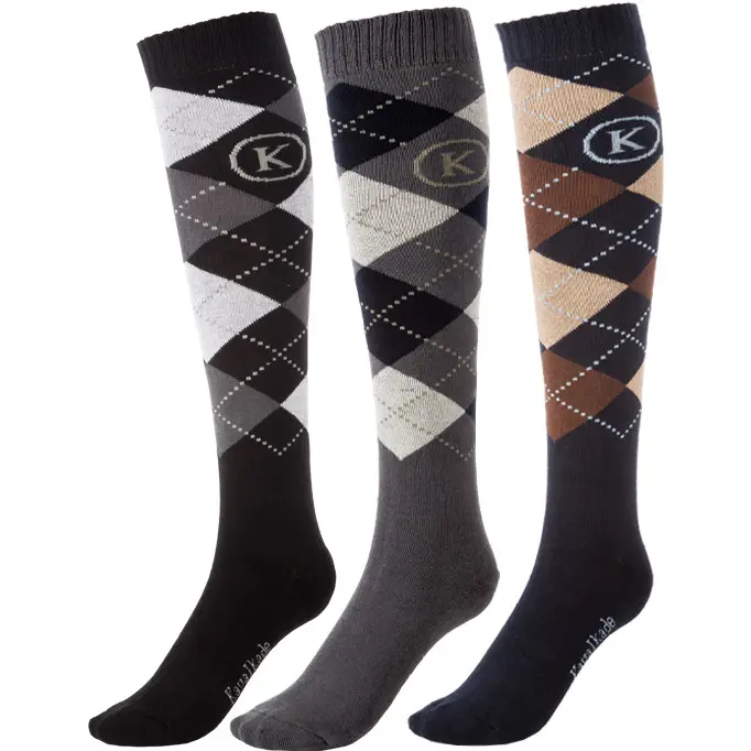 Reitsocken KAVALSOCKS schwarz/grau/marine