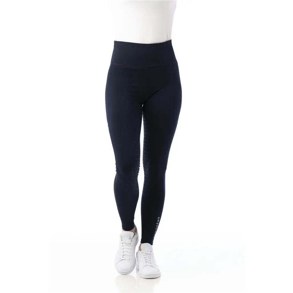 Damen Reitleggings Silikon Vollbesatz LYLY marineblau