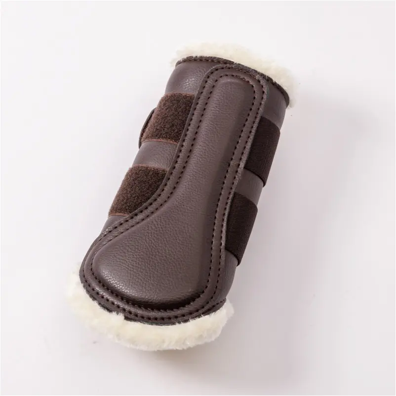 Gamaschen mit Kunstfell (2er Set) ANATOMIC Vegan braun/beige