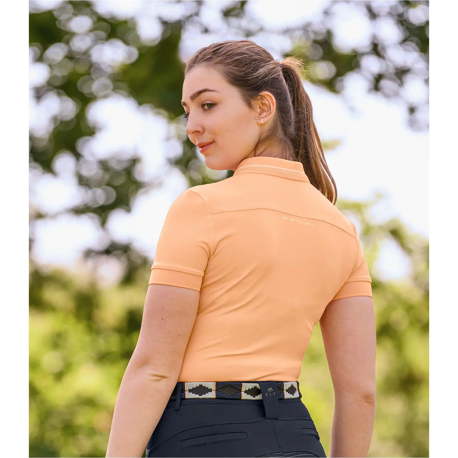 Damen Funktions-Poloshirt PRAG pfirsich