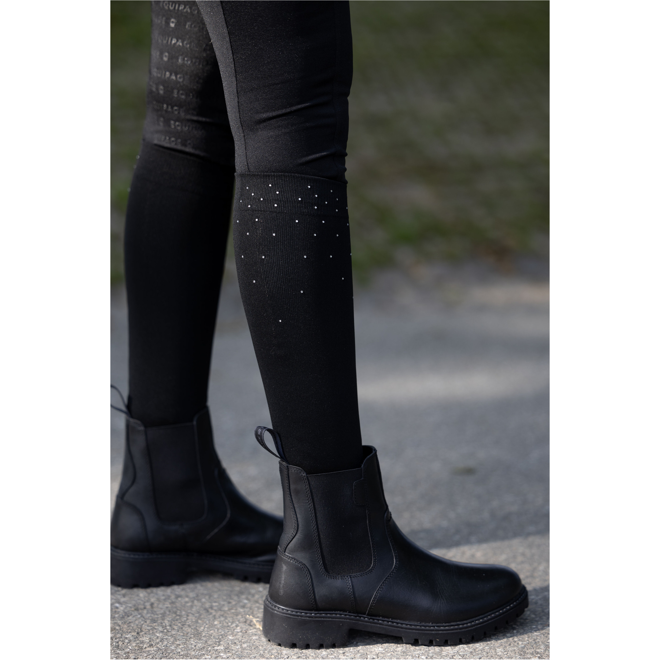 Reitsocken RHINESTONE schwarz Reitsocken RHINESTONE schwarz