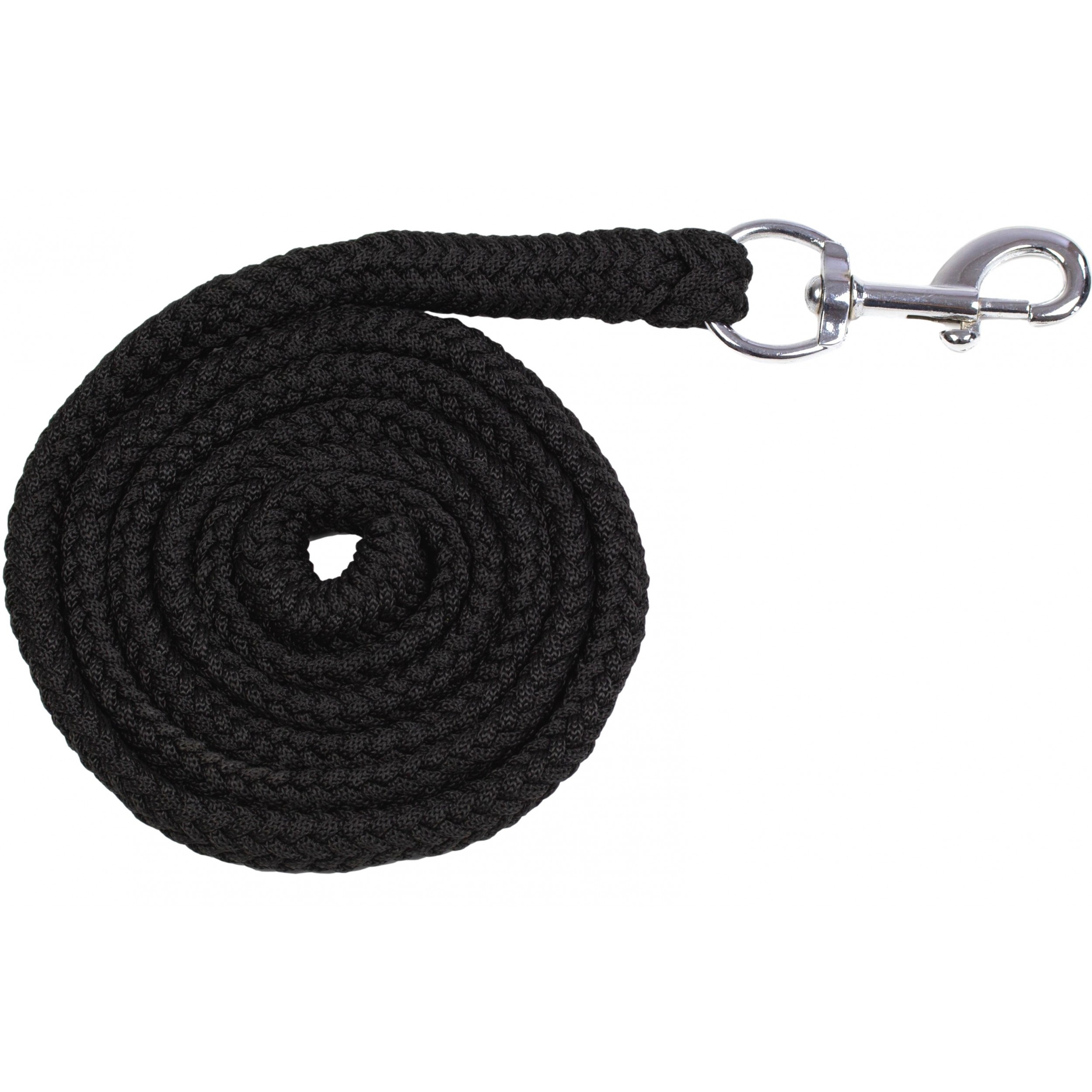 Führstrick mit Karabinerhaken BASICLINE schwarz 180cm