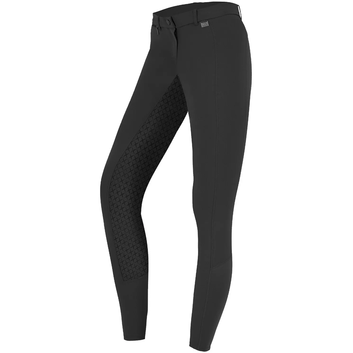 Kinder Reithose Silikon Vollbesatz MICRO SPORT schwarz