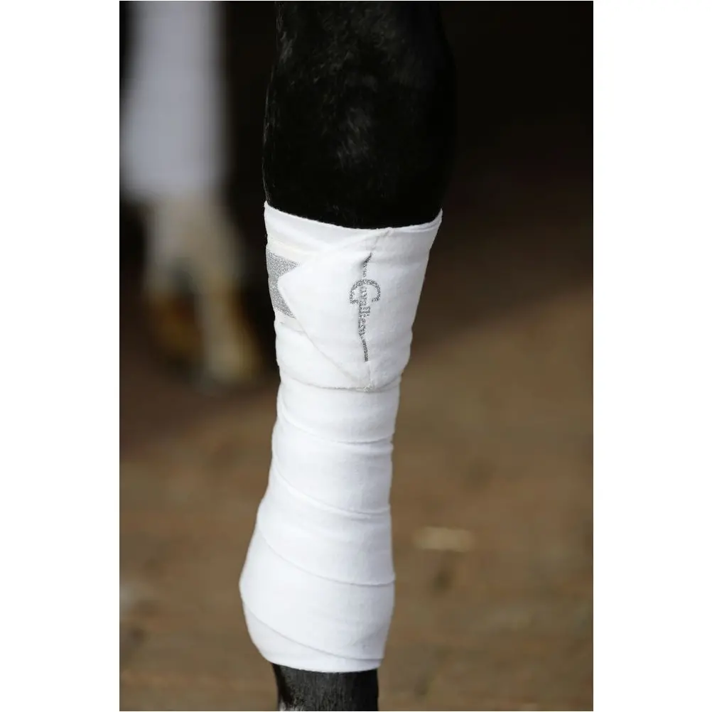 Fleecebandagen (4er Set) EMPARA weiß 300cm