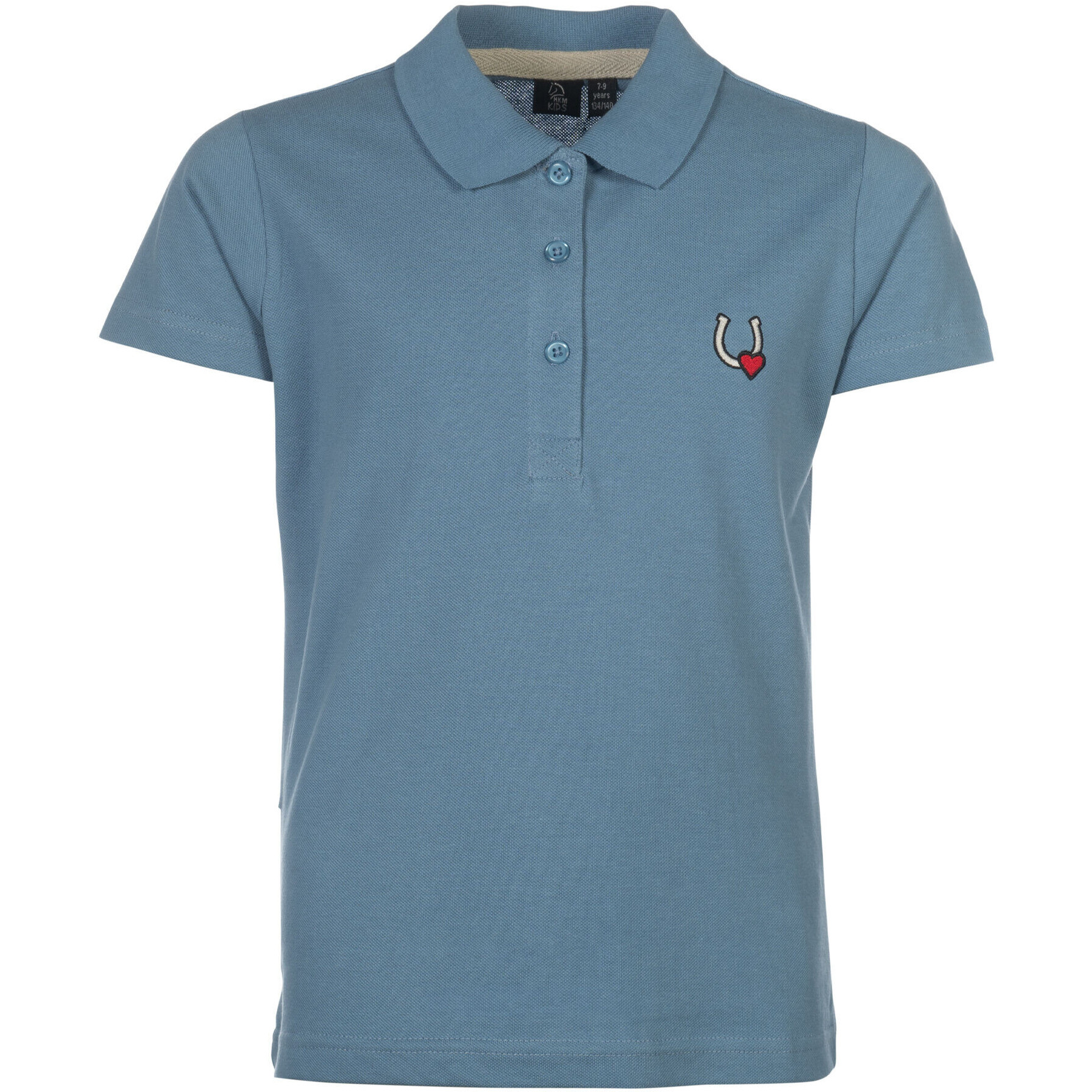 Kinder Poloshirt CLAIRE rauchblau