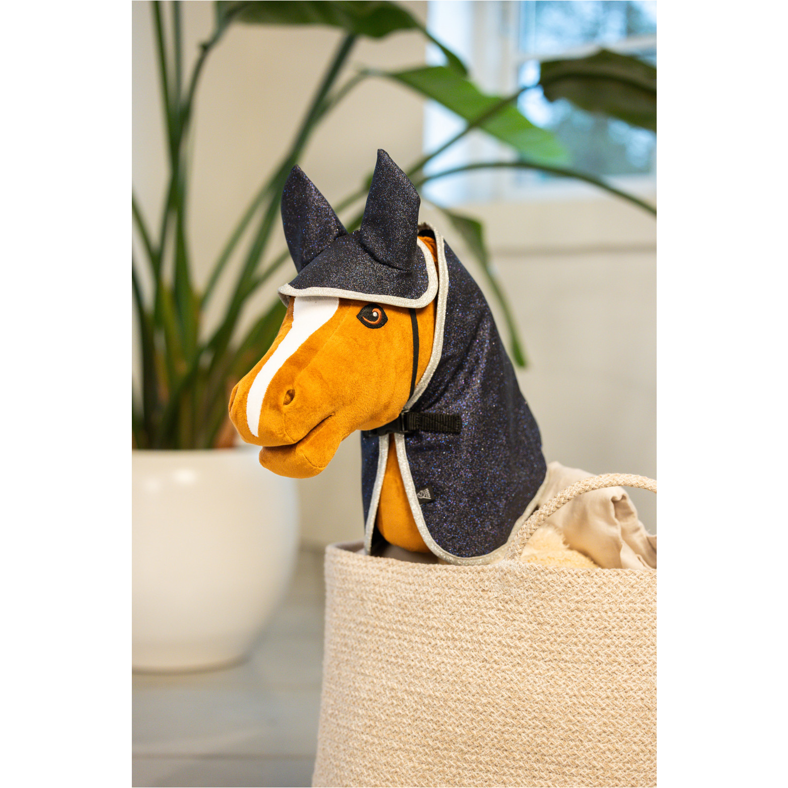 Spielzeugset Decke mit Fliegenhaube marineblau glitter Spielzeugset Decke mit Fliegenhaube marineblau glitter