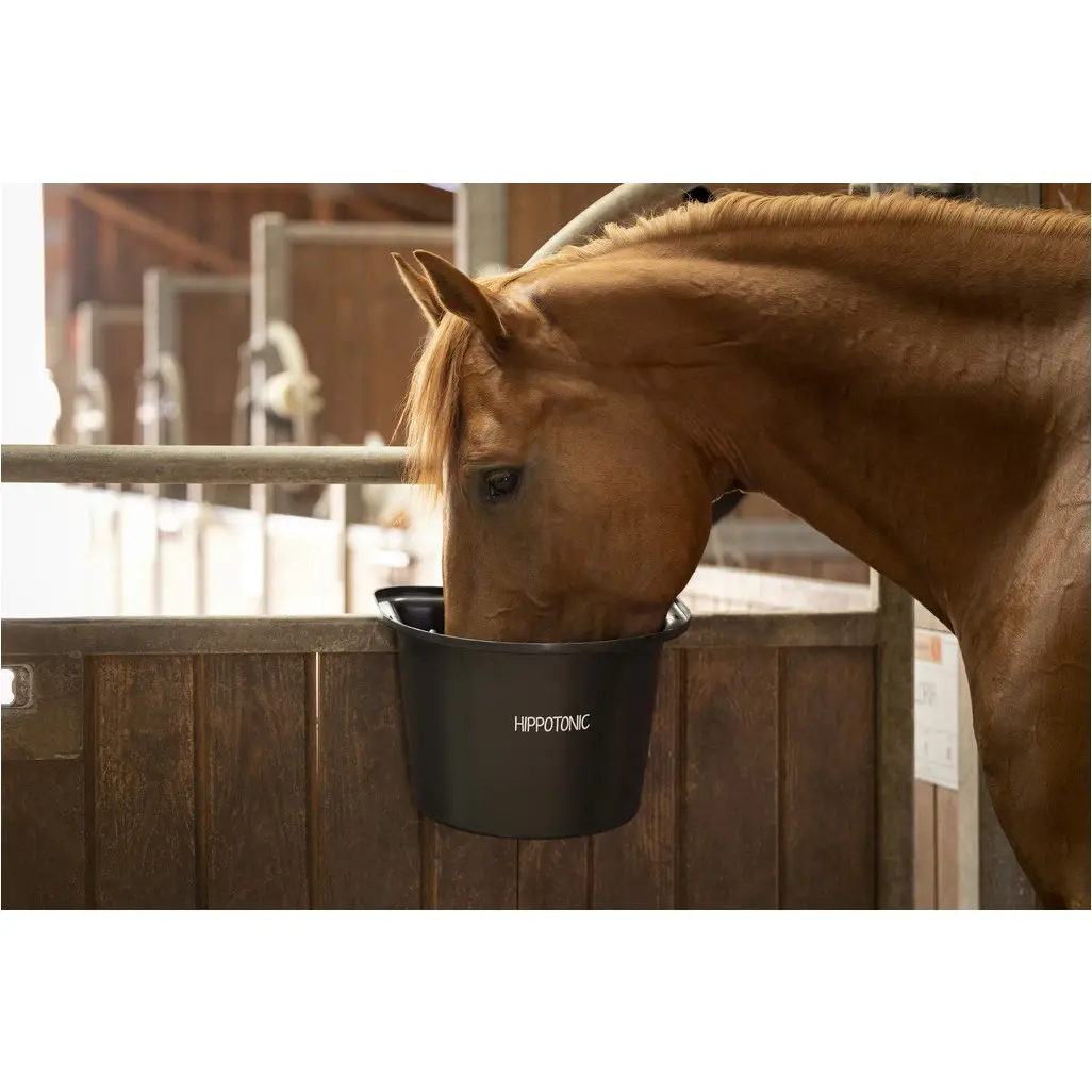 Pferdetrog zum Einhängen schwarz Pferdetrog zum Einhängen schwarz