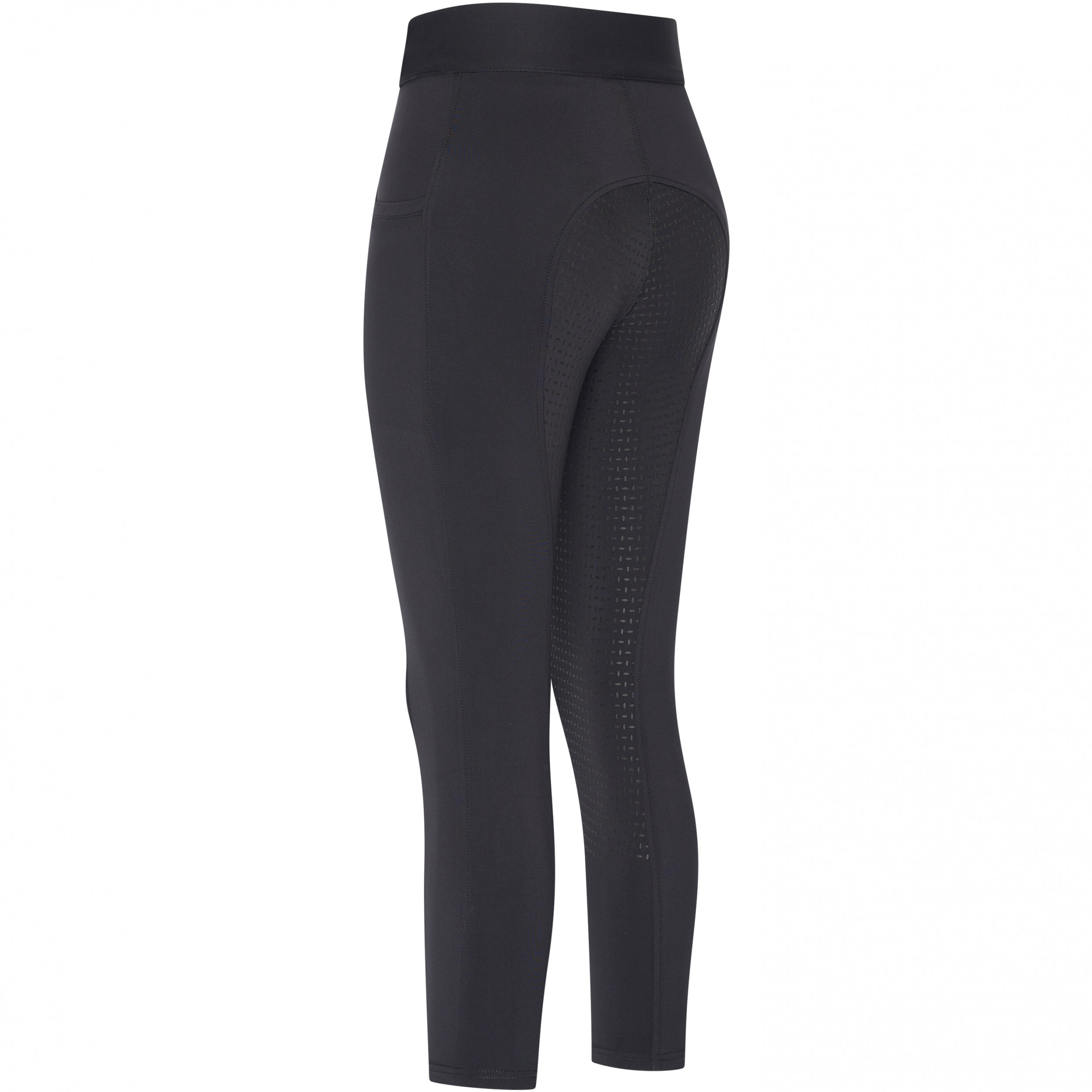 Kinder Reitleggings Silikon Vollbesatz HVPLotte schwarz