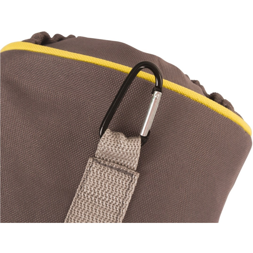 Futtertasche PRO grau/gelb 14x11x14cm