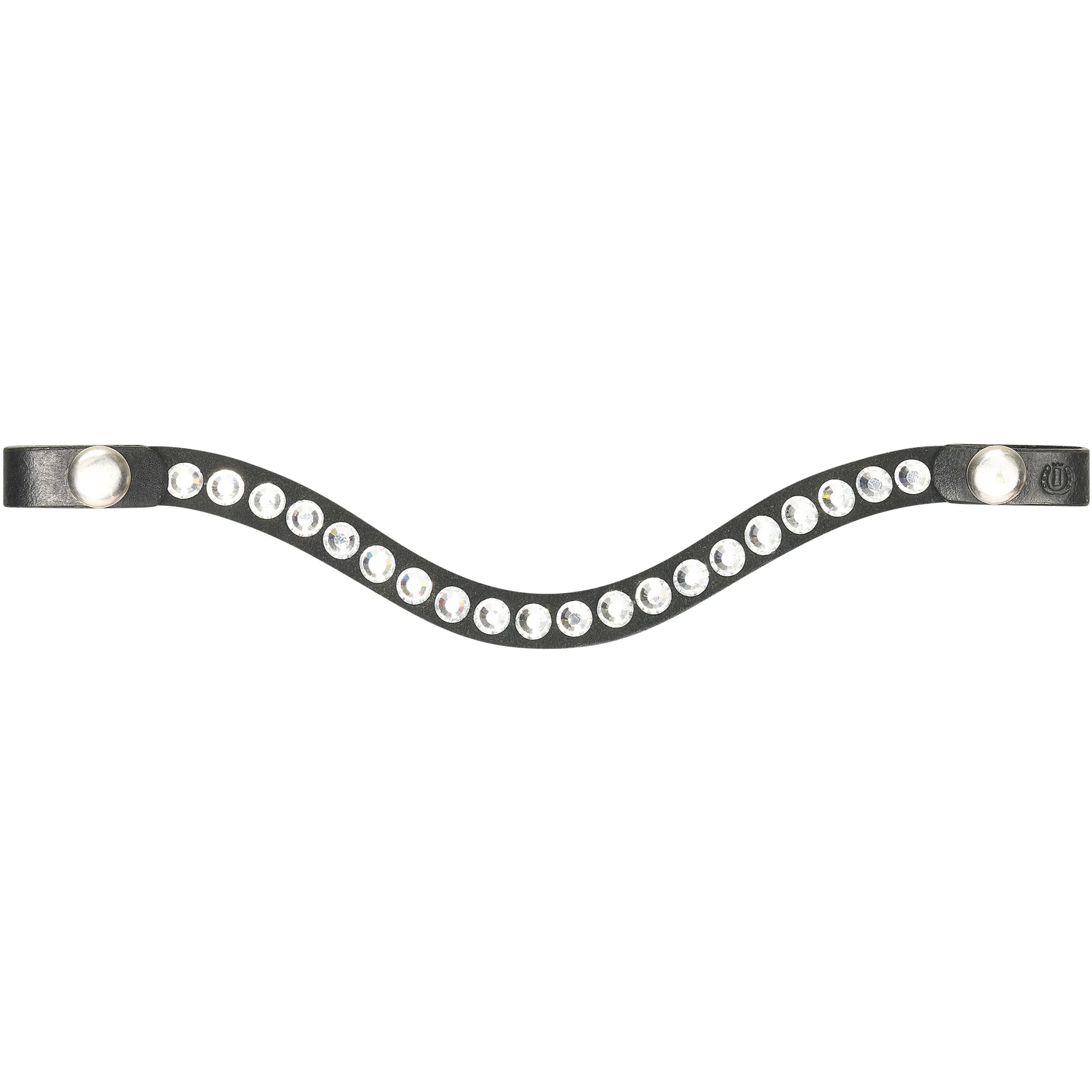 Hobby Horse Stirnriemen IRHFree Spirit schwarz-Crystal
