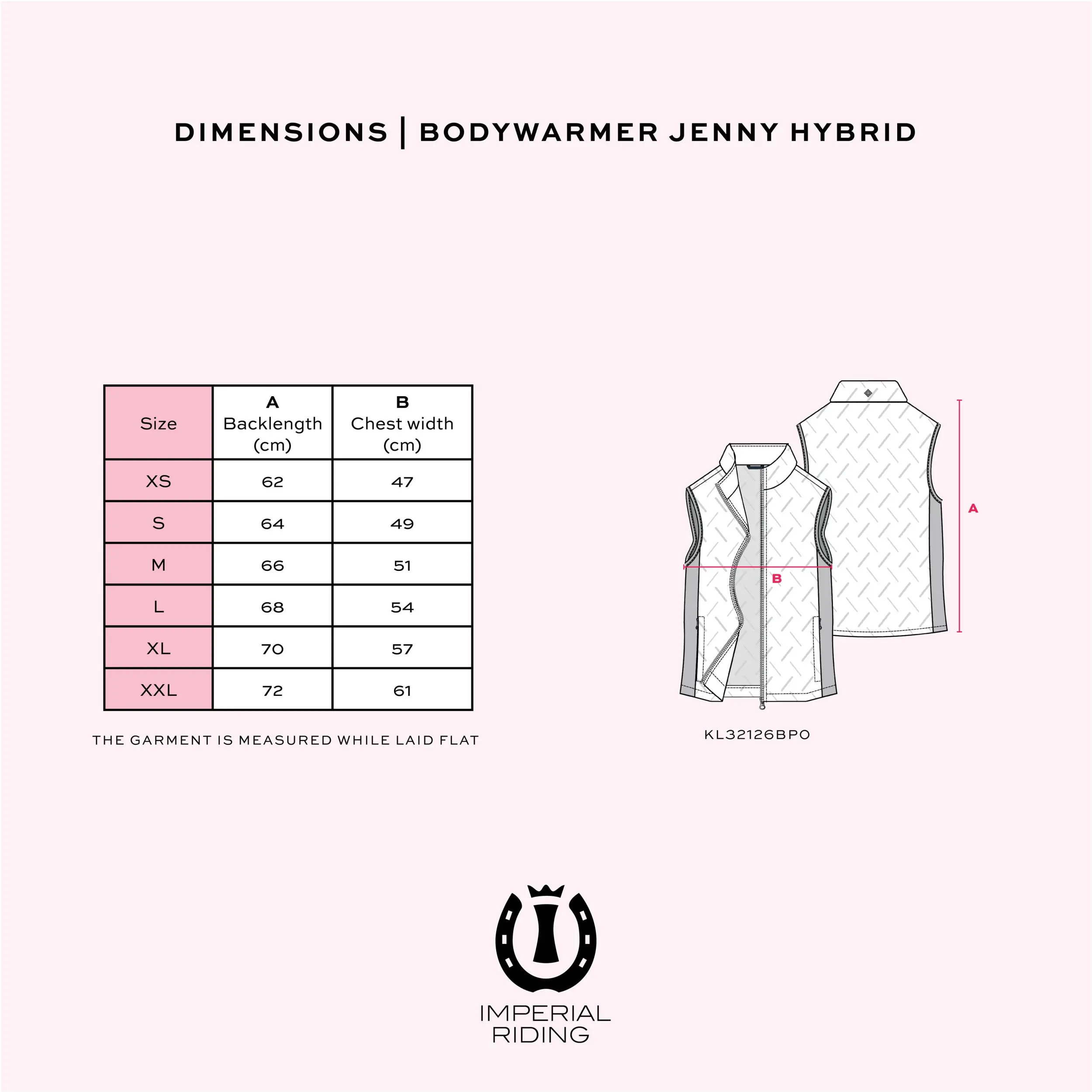 Damen Weste IRHJenny HYBRID navy