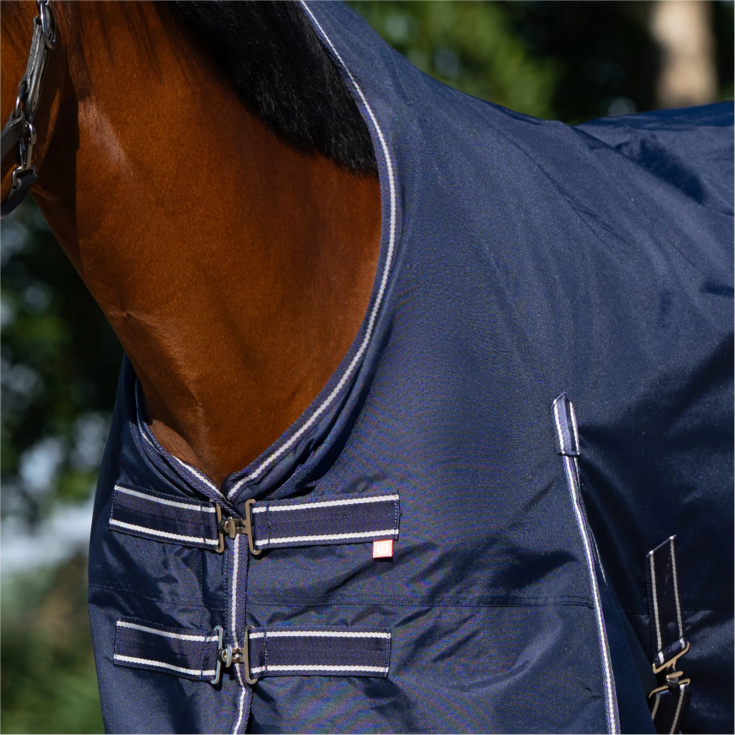 Outdoordecke High Neck 600D mit Polarfleecefutter IRHBasic navy