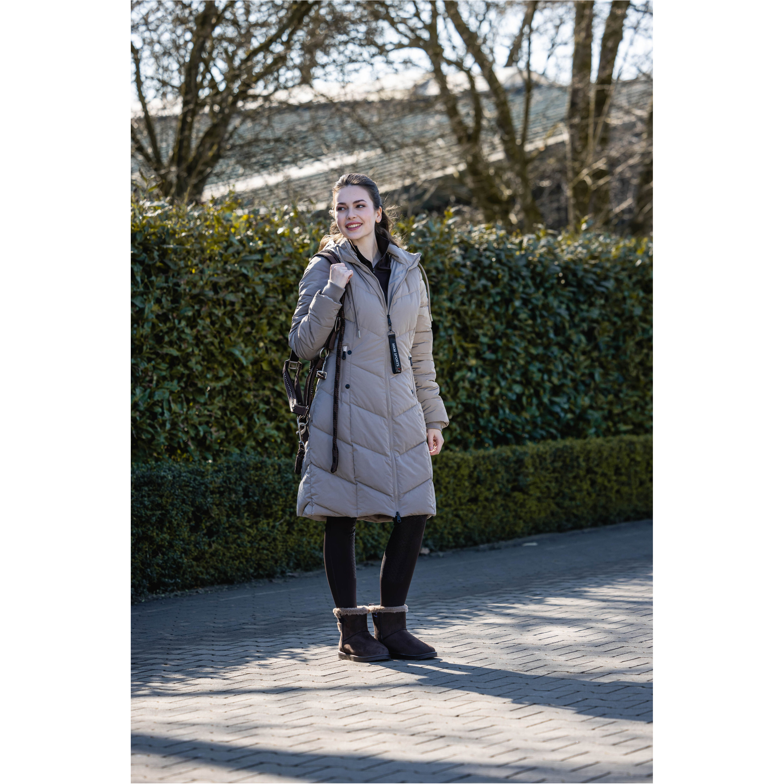 Damen Steppmantel TORONTO taupe