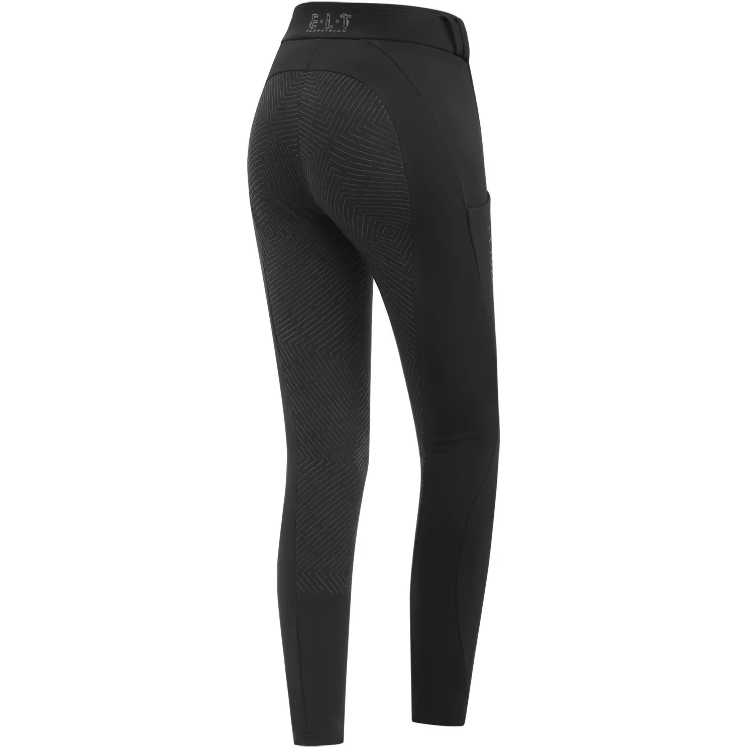 Damen Thermo Reitleggings Silikon Vollbesatz RENA schwarz