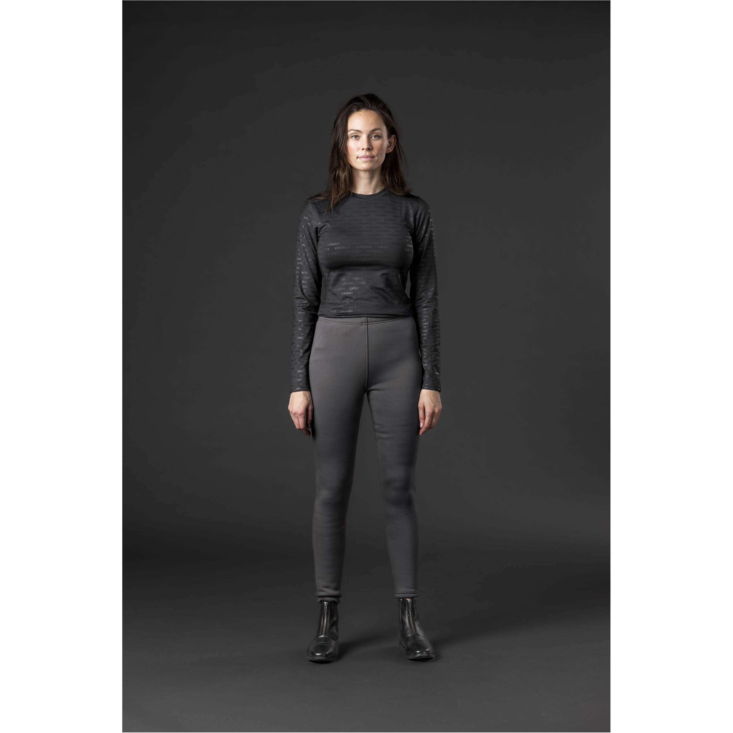 Winter Damen Reitleggings Silikon Vollbesatz PANOLA Teddy after dark Winter Damen Reitleggings Silikon Vollbesatz PANOLA Teddy after dark